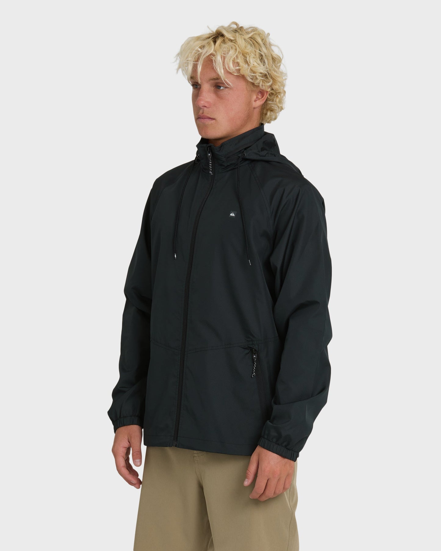 Waterman Shell Shock Water-Resistant Windbreaker - Black Black Quick Silver