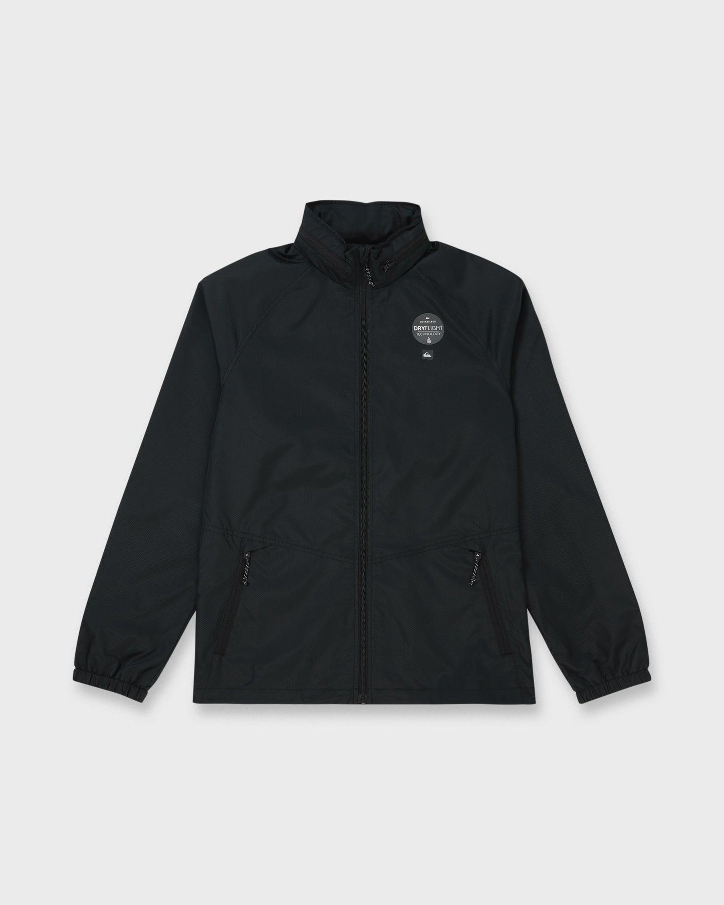 Waterman Shell Shock Water-Resistant Windbreaker - Black Black Quick Silver