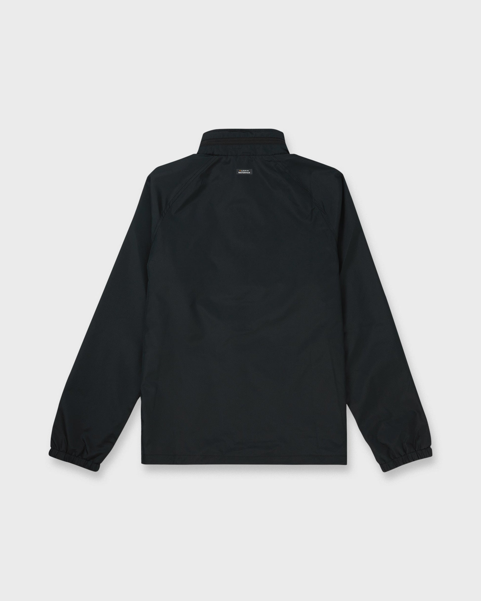 Waterman Shell Shock Water-Resistant Windbreaker - Black Black Quick Silver