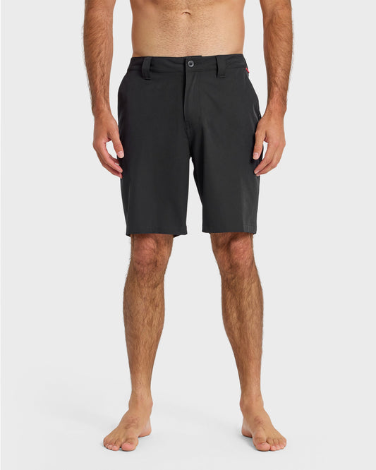 Union Amphibian 20" Hybrid Shorts - Black Black Quick Silver
