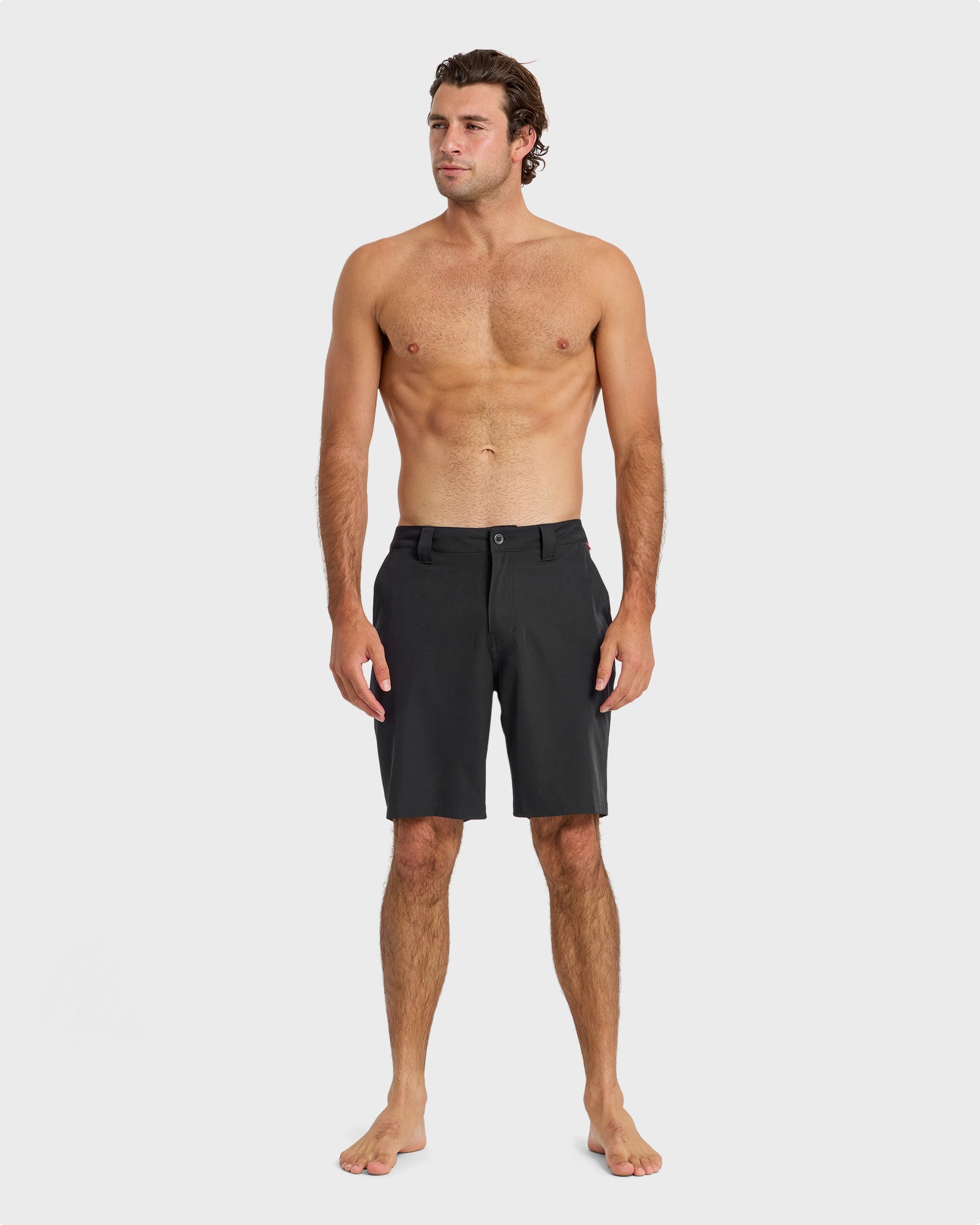 Union Amphibian 20" Hybrid Shorts - Black Black Quick Silver