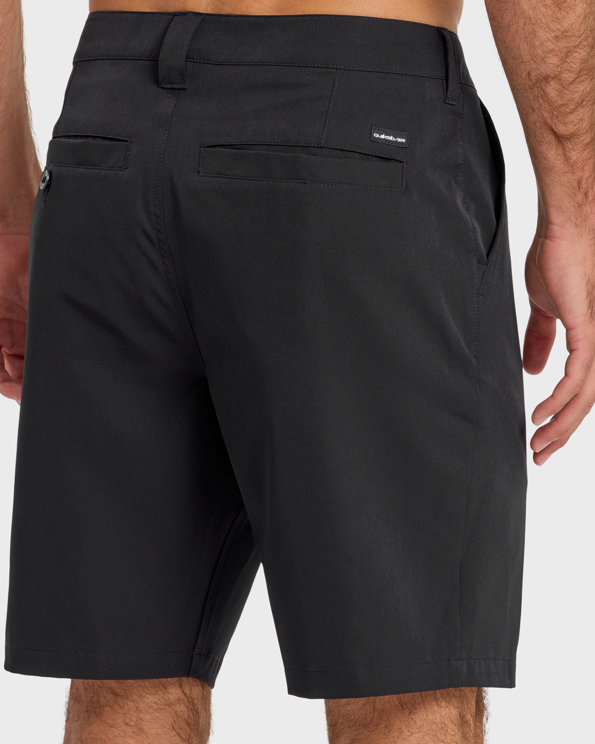 Union Amphibian 20" Hybrid Shorts - Black Black Quick Silver