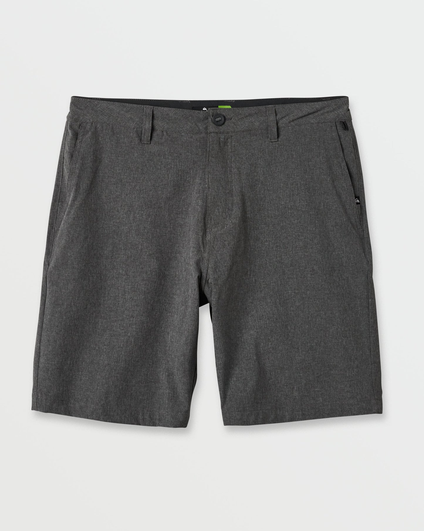 Union Heather 20" Amphibian Hybrid Shorts - Black Black Quick Silver