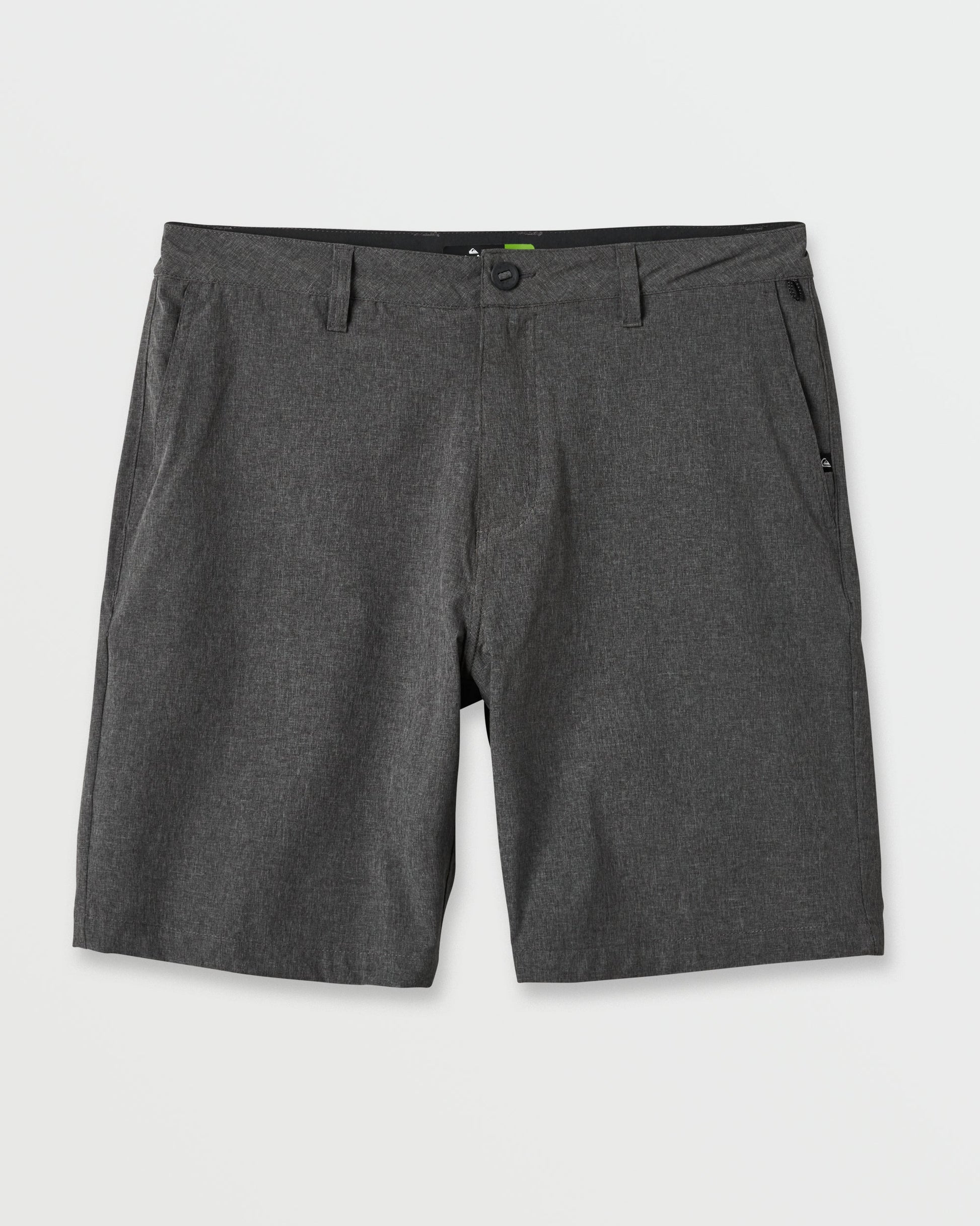 Union Heather 20" Amphibian Hybrid Shorts - Black Black Quick Silver