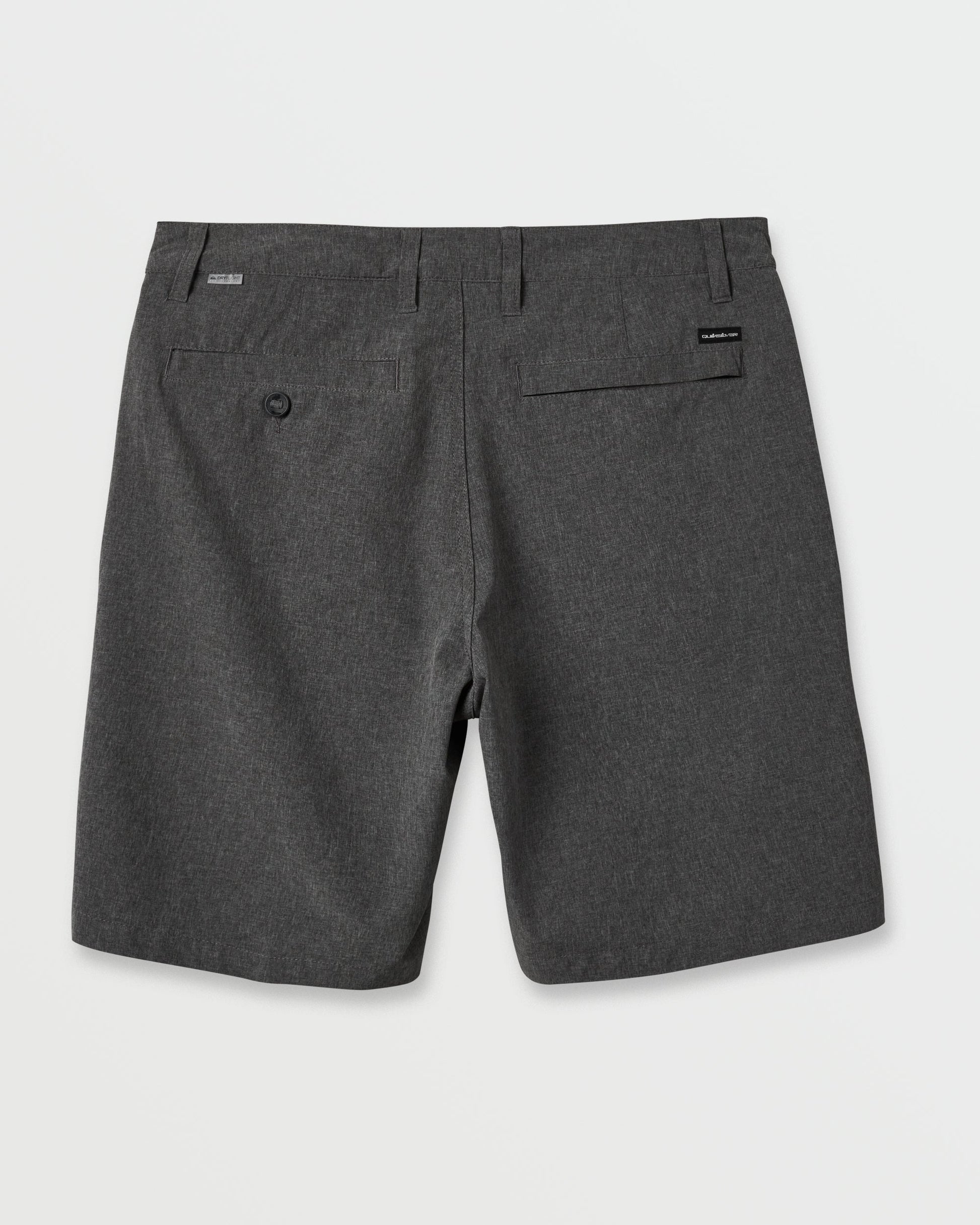 Union Heather 20" Amphibian Hybrid Shorts - Black Black Quick Silver