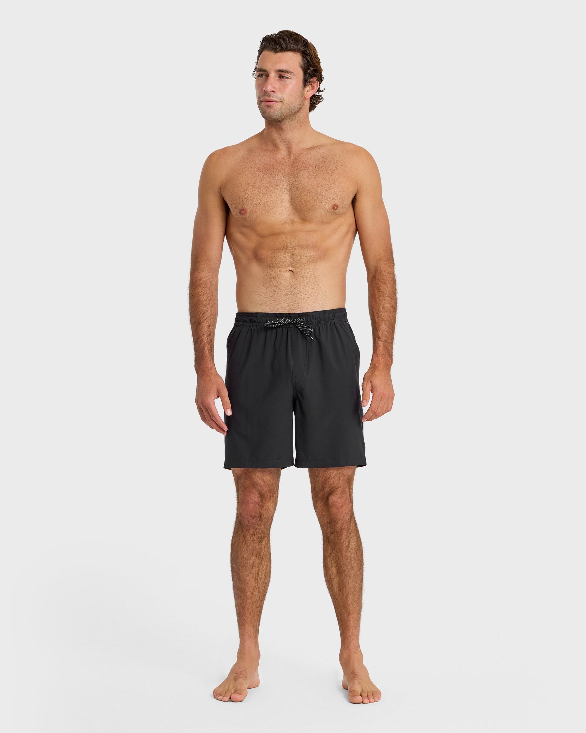 Taxer Amphibian 18" Hybrid Shorts - Black Black Quick Silver