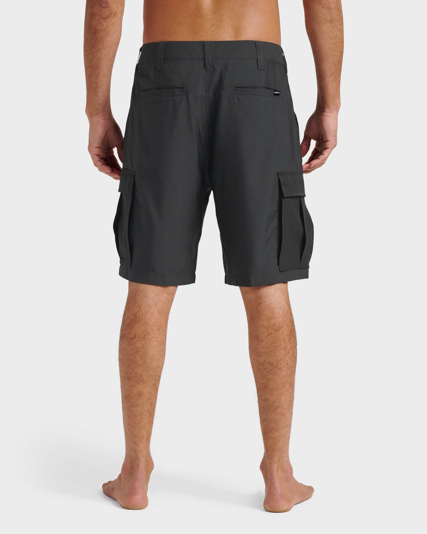 Union Amphibian Cargo 20" Hybrid Short - Black Black Quick Silver