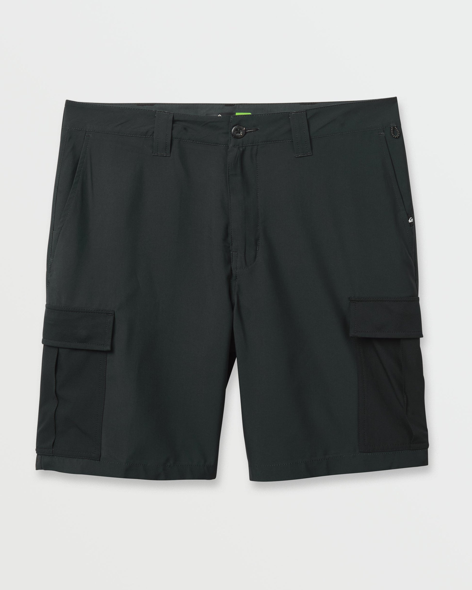 Union Amphibian Cargo 20" Hybrid Short - Black Black Quick Silver
