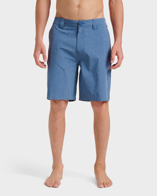 Union Heather 20" Amphibian Hybrid Shorts - Indigo Mist Indigo Mist Quick Silver