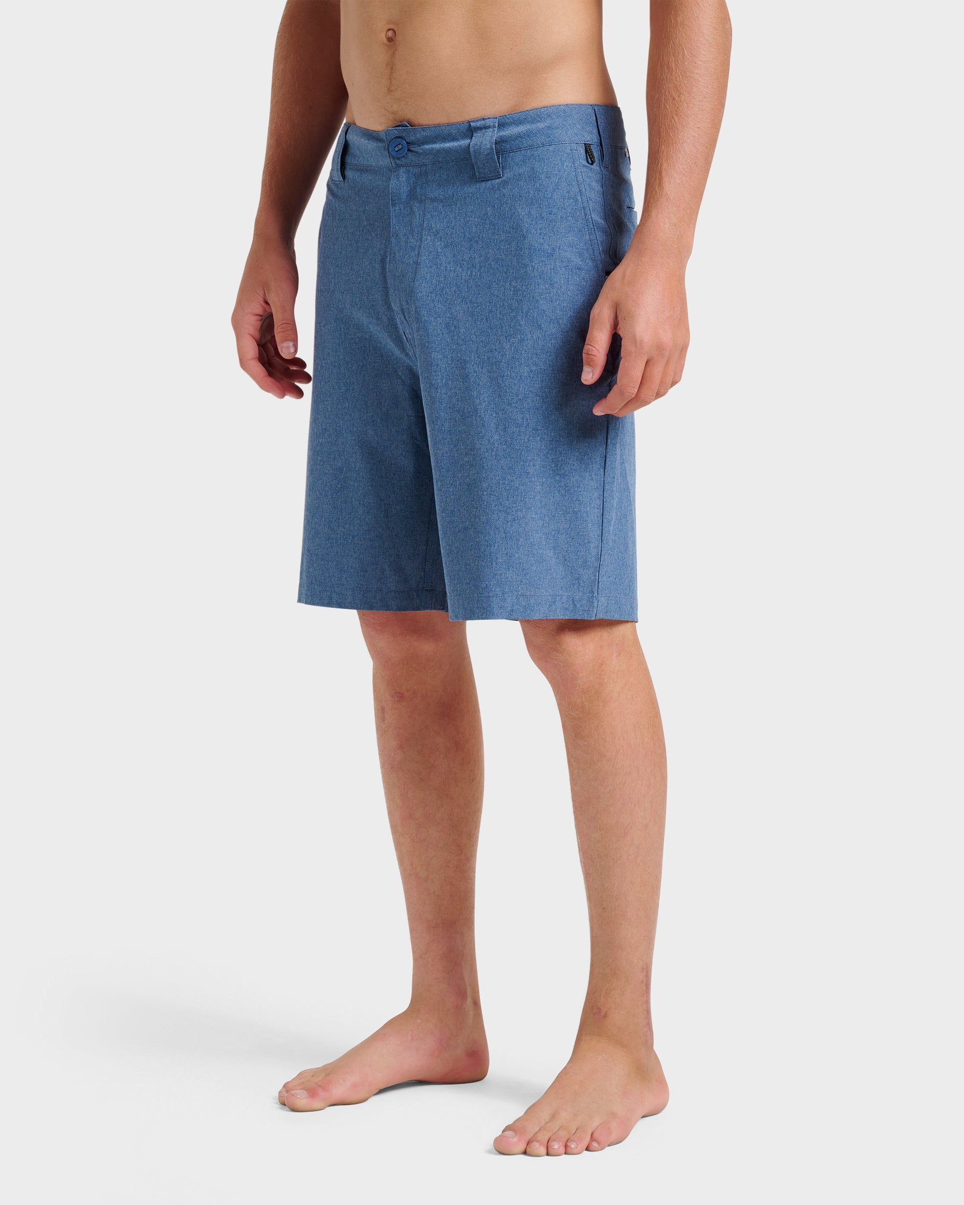 Union Heather 20" Amphibian Hybrid Shorts - Indigo Mist Indigo Mist Quick Silver