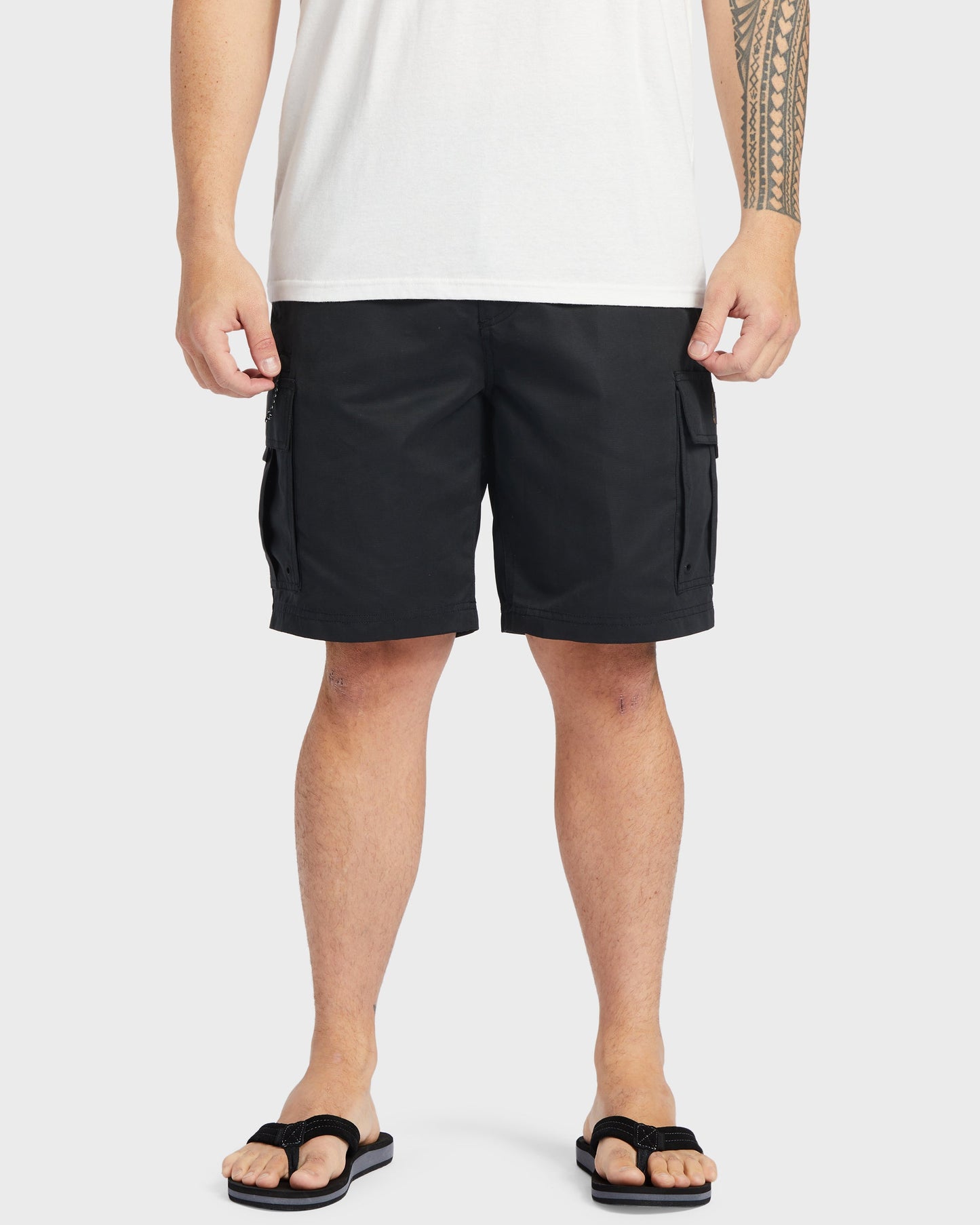 Waterman Maldive Atoll 20" Cargo Shorts - Black Black Quick Silver