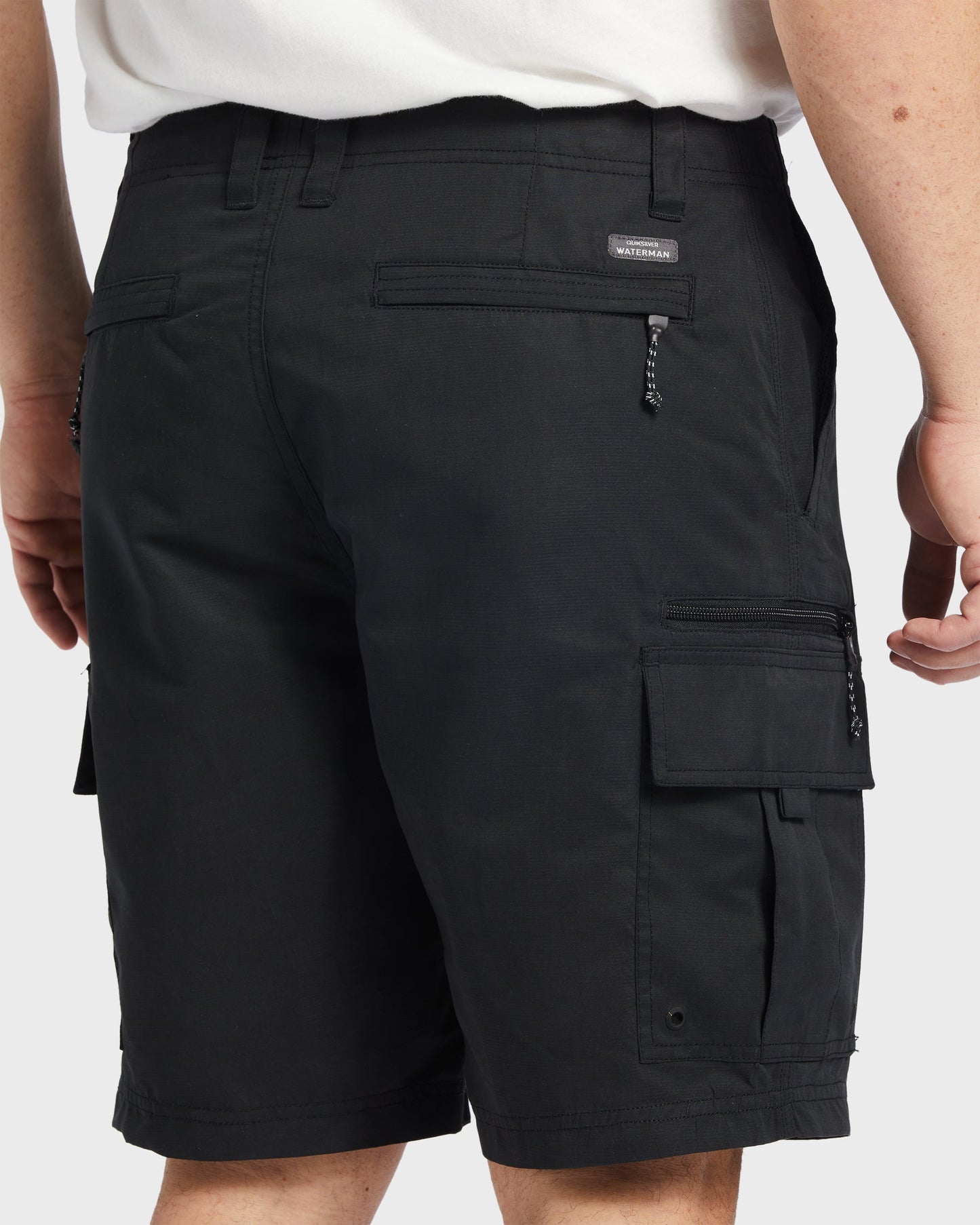Waterman Maldive Atoll 20" Cargo Shorts - Black Black Quick Silver