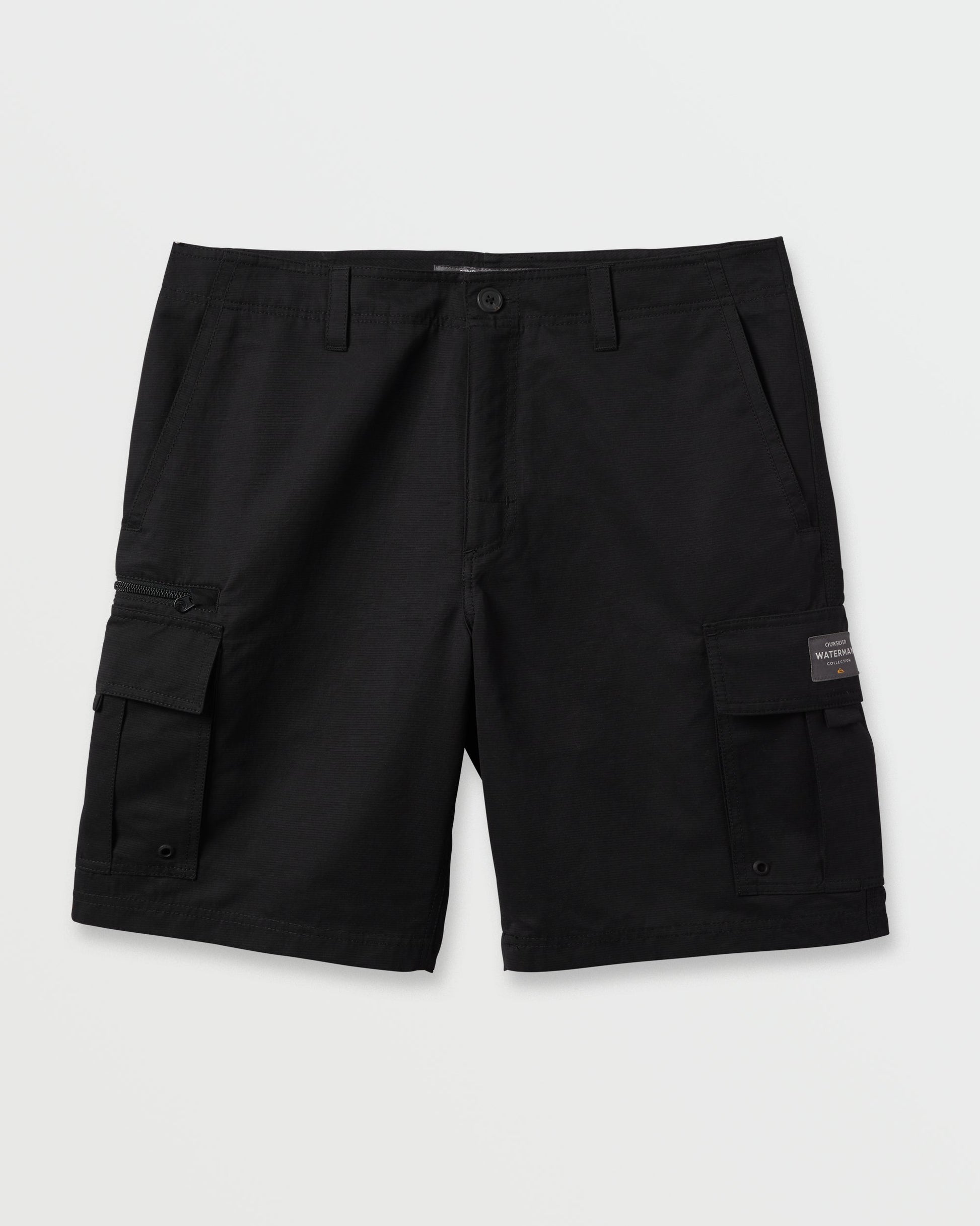 Waterman Maldive Atoll 20" Cargo Shorts - Black Black Quick Silver