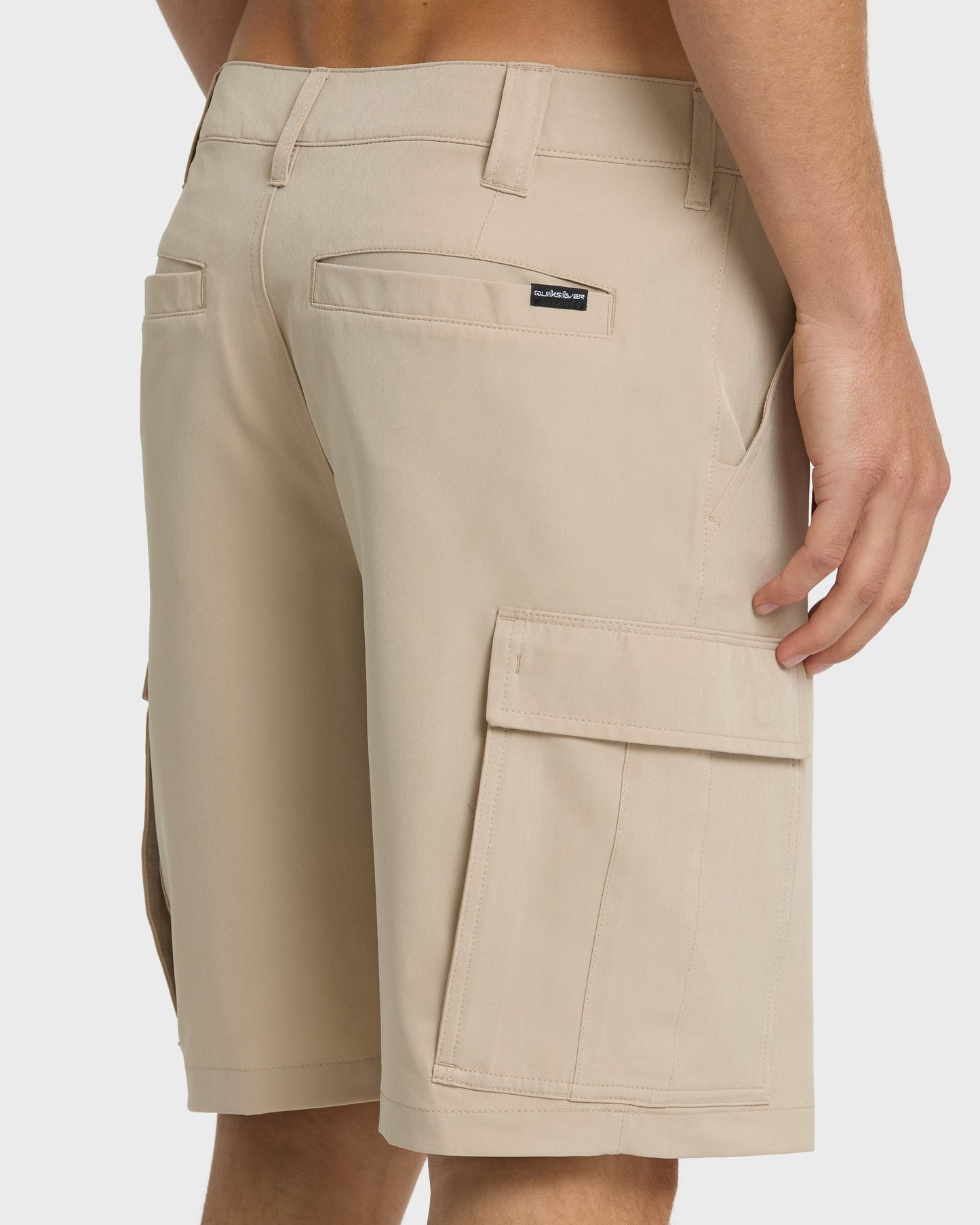 Union Amphibian Cargo 20" Hybrid Short - Taupe Taupe Quick Silver