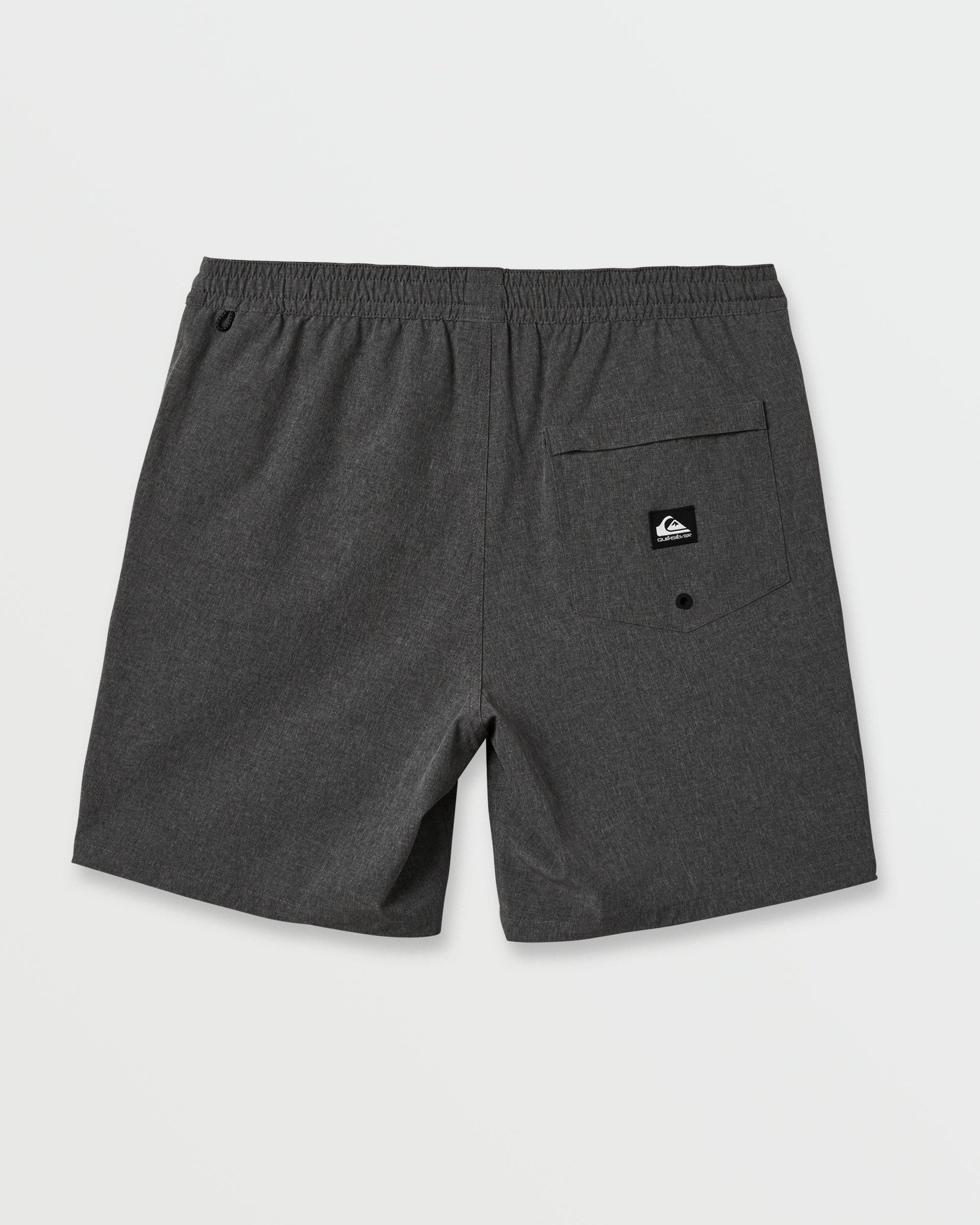 Taxer Heather Amphibian 18" Hybrid Shorts - Black Black Quick Silver
