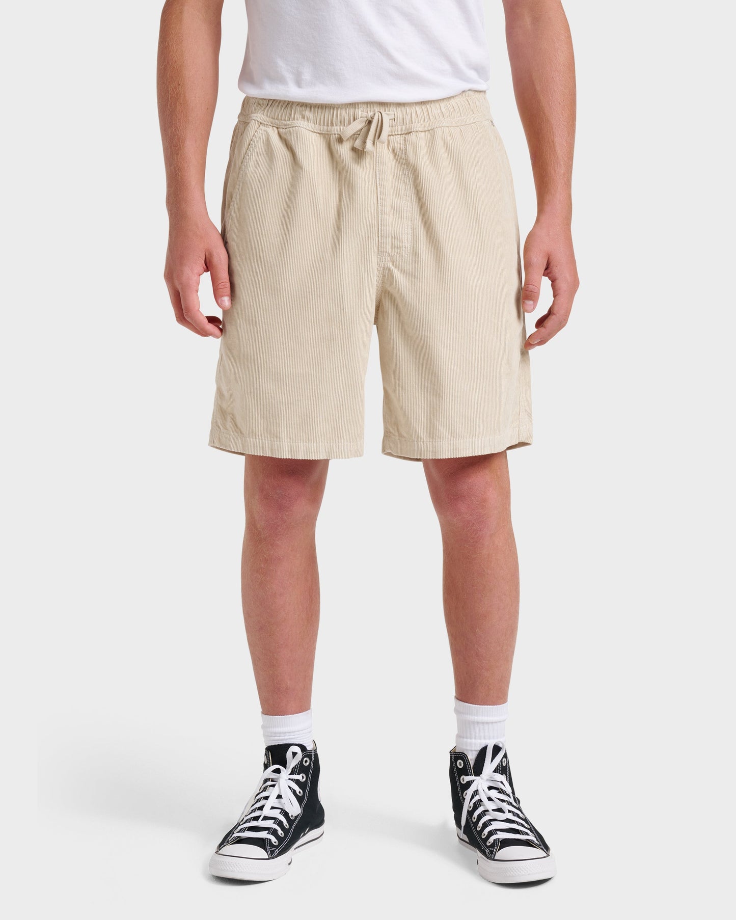 Taxer Corduroy Shorts - Fog Grey Fog Grey Quick Silver