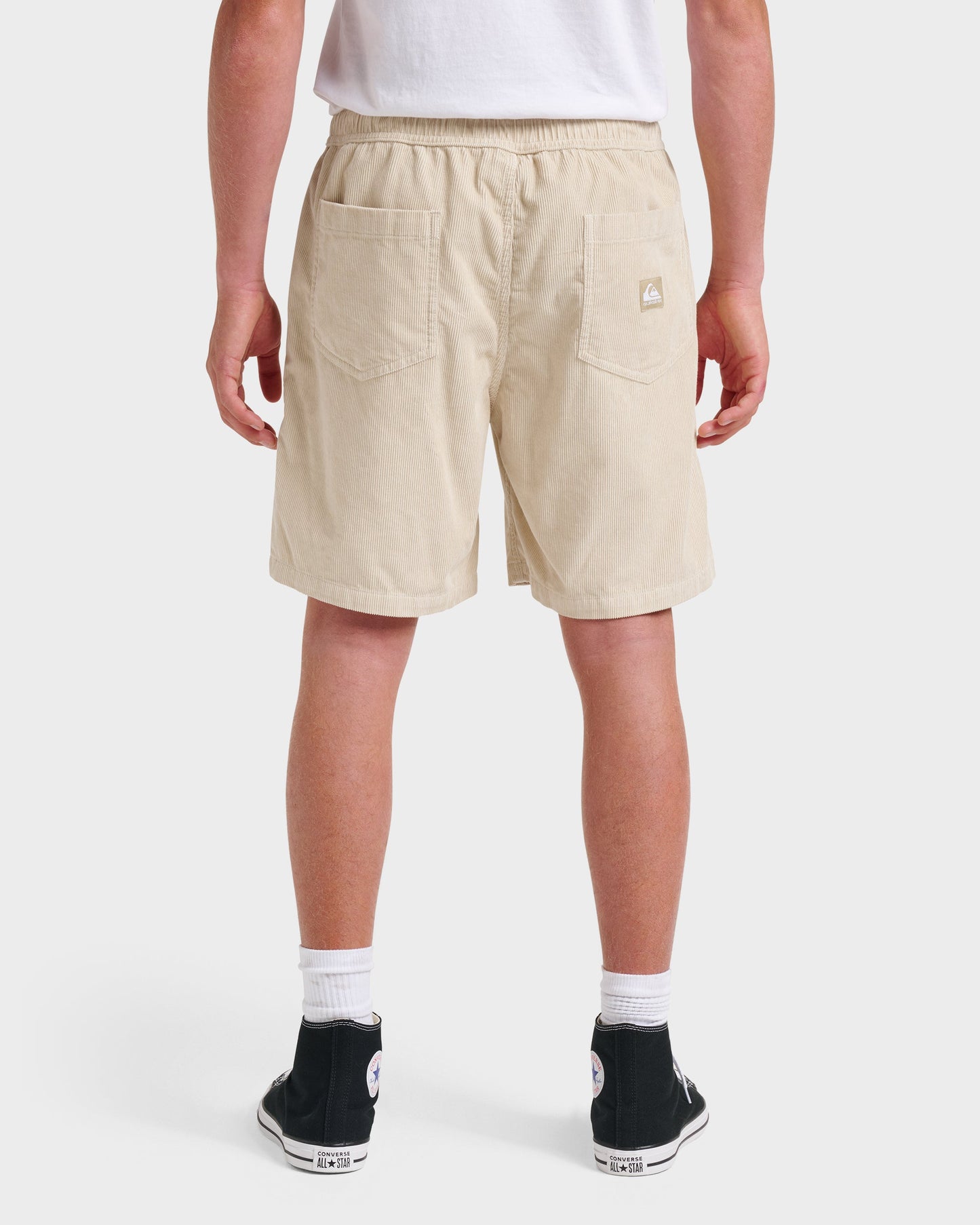 Taxer Corduroy Shorts - Fog Grey Fog Grey Quick Silver