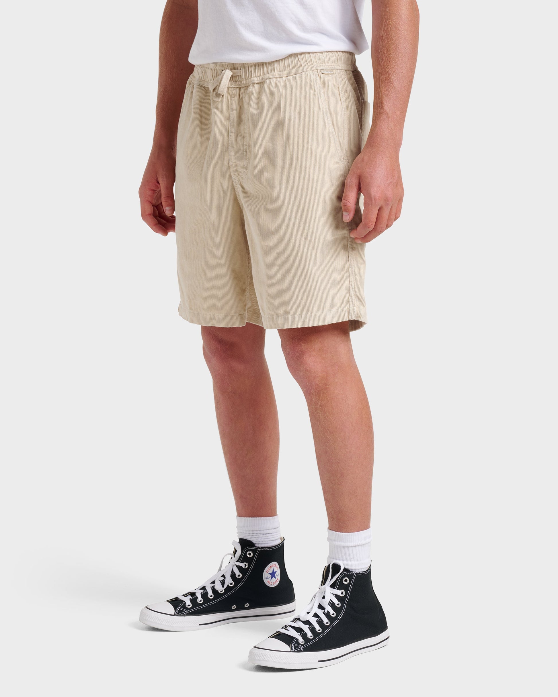 Taxer Corduroy Shorts - Fog Grey Fog Grey Quick Silver