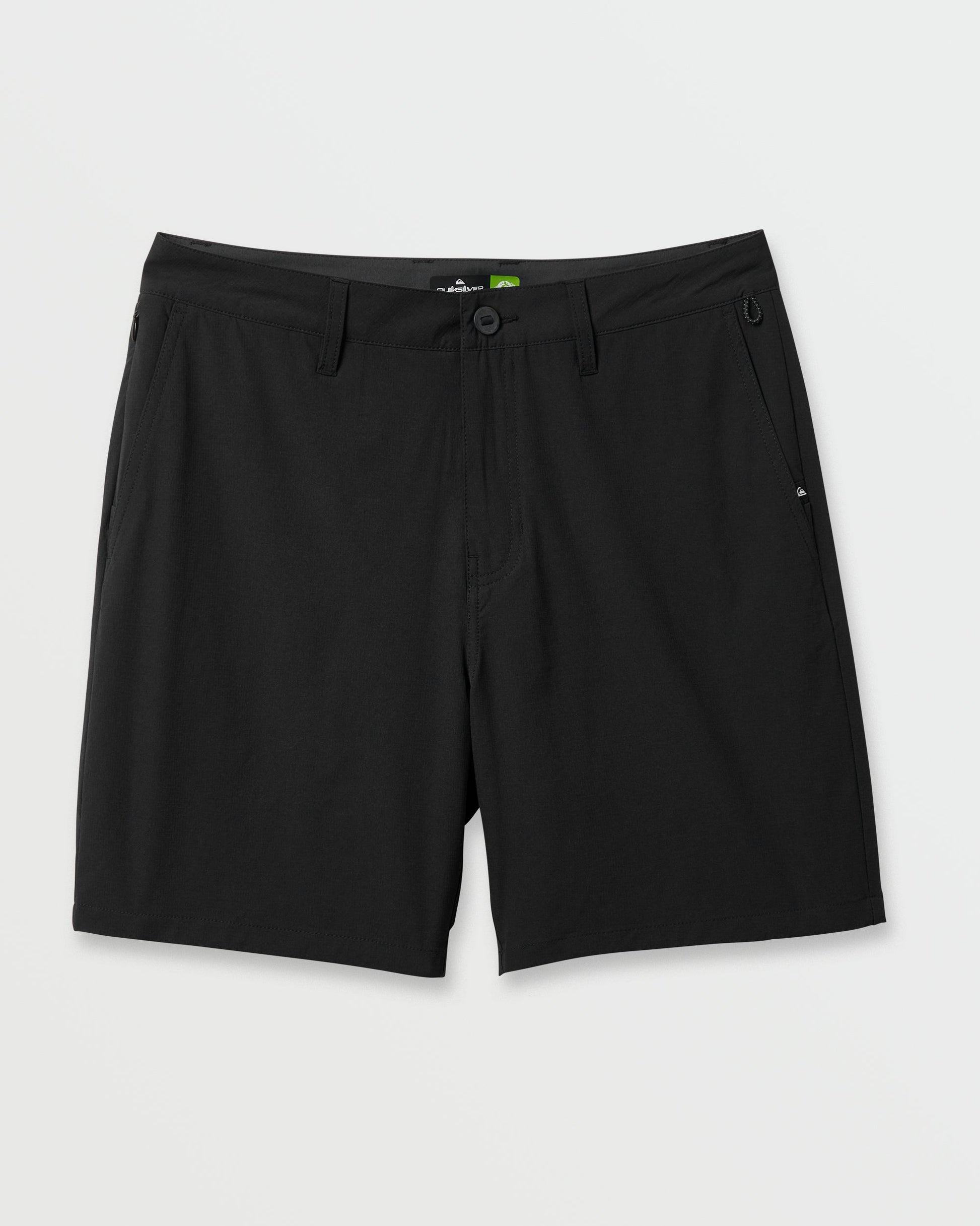 Union Transit 19" Amphibian Hybrid Shorts - Black Black Quick Silver