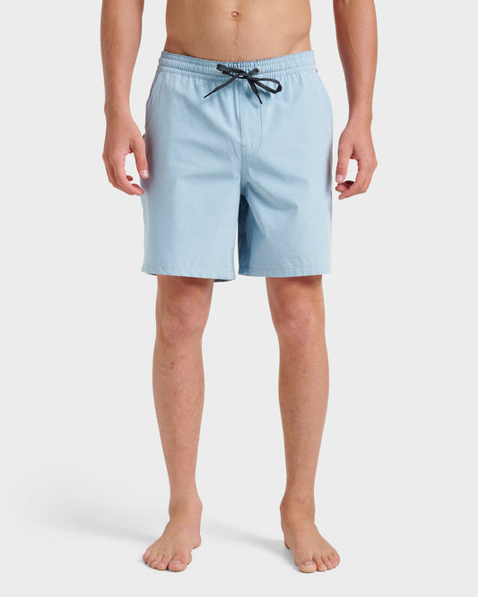 Taxer Heather Amphibian 18" Hybrid Shorts - Ashley Blue Ashley Blue Quick Silver