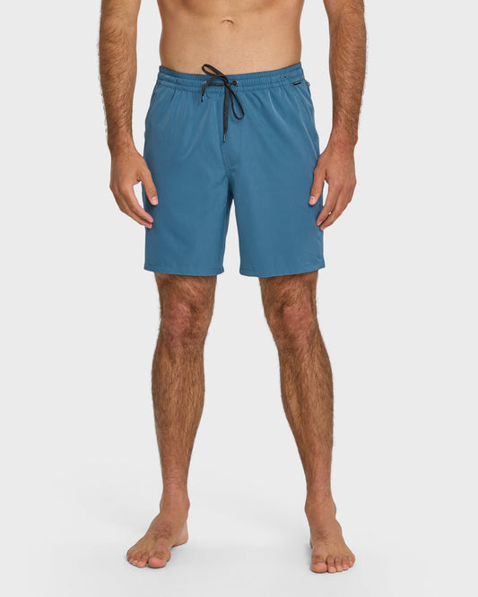 Taxer Amphibian 18" Hybrid Shorts - Copen Blue Copen Blue Quick Silver