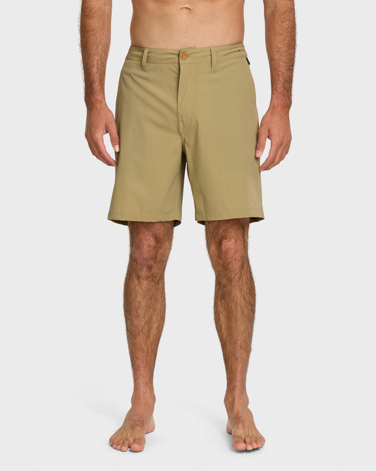 Union Transit 19" Amphibian Hybrid Shorts - Twill Twill Quick Silver