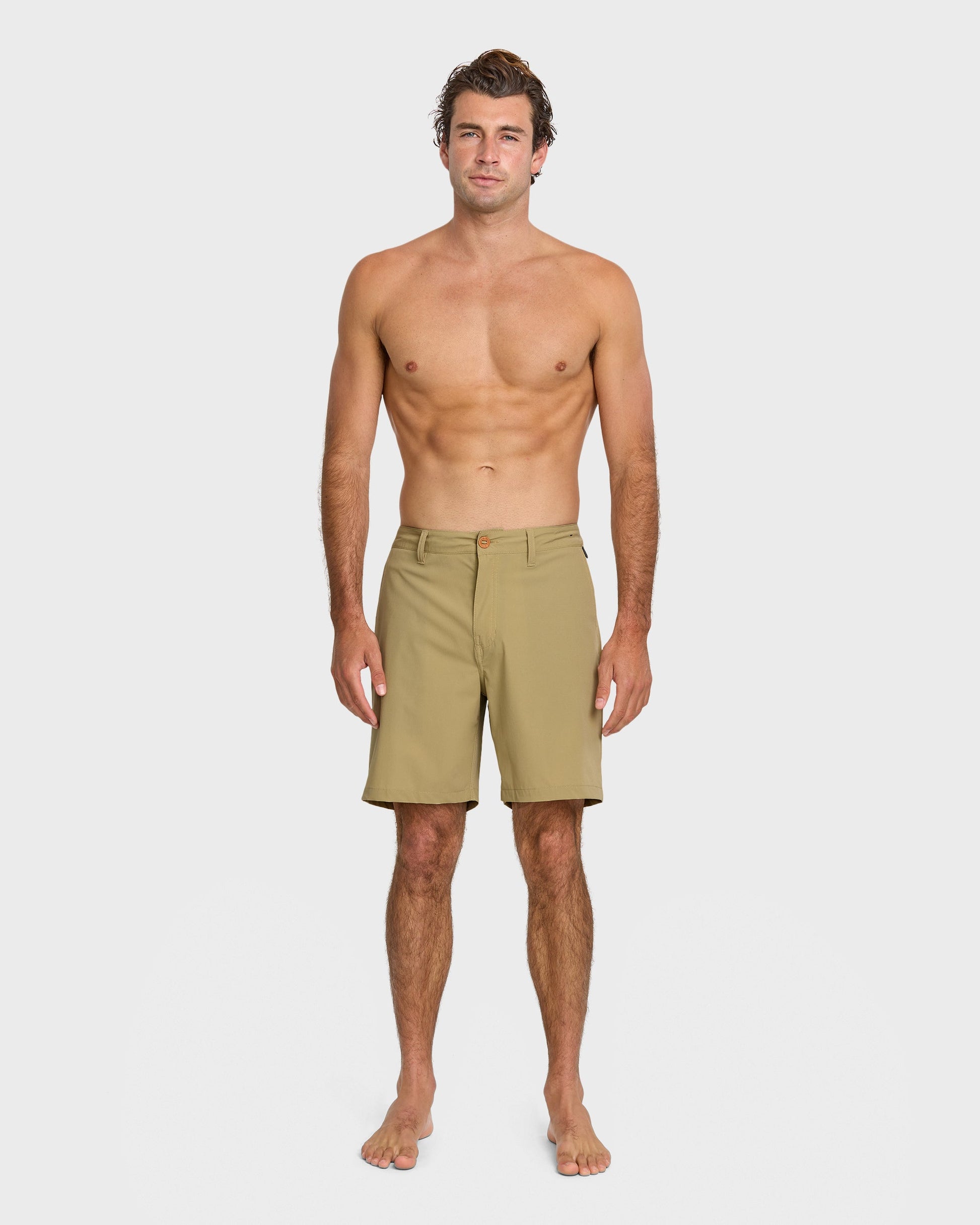 Union Transit 19" Amphibian Hybrid Shorts - Twill Twill Quick Silver