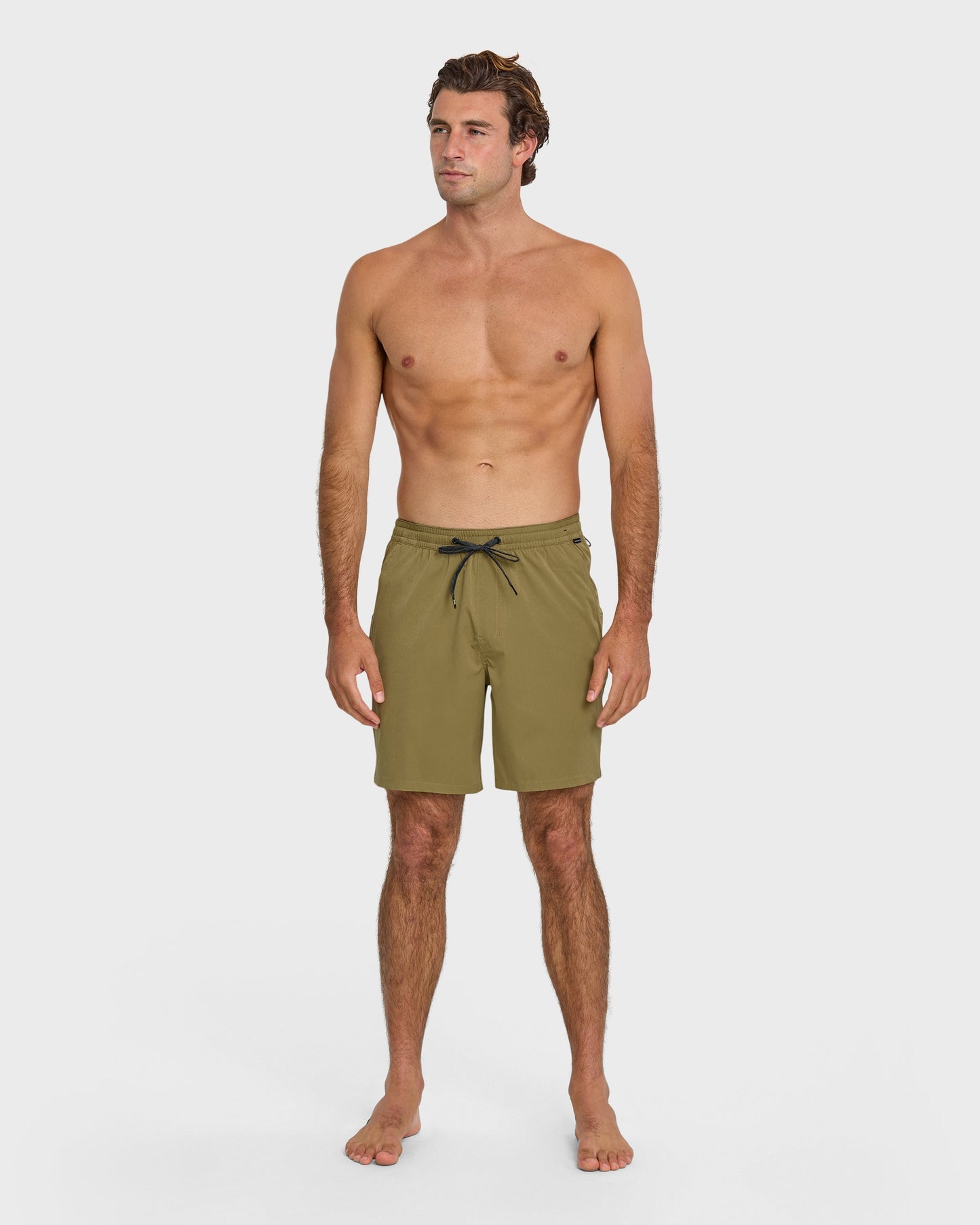 Taxer Amphibian 18" Hybrid Shorts - Aloe Aloe Quick Silver