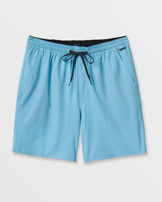 Taxer Heather Amphibian 18" Hybrid Shorts - Aqua Blue Aqua Blue Quick Silver