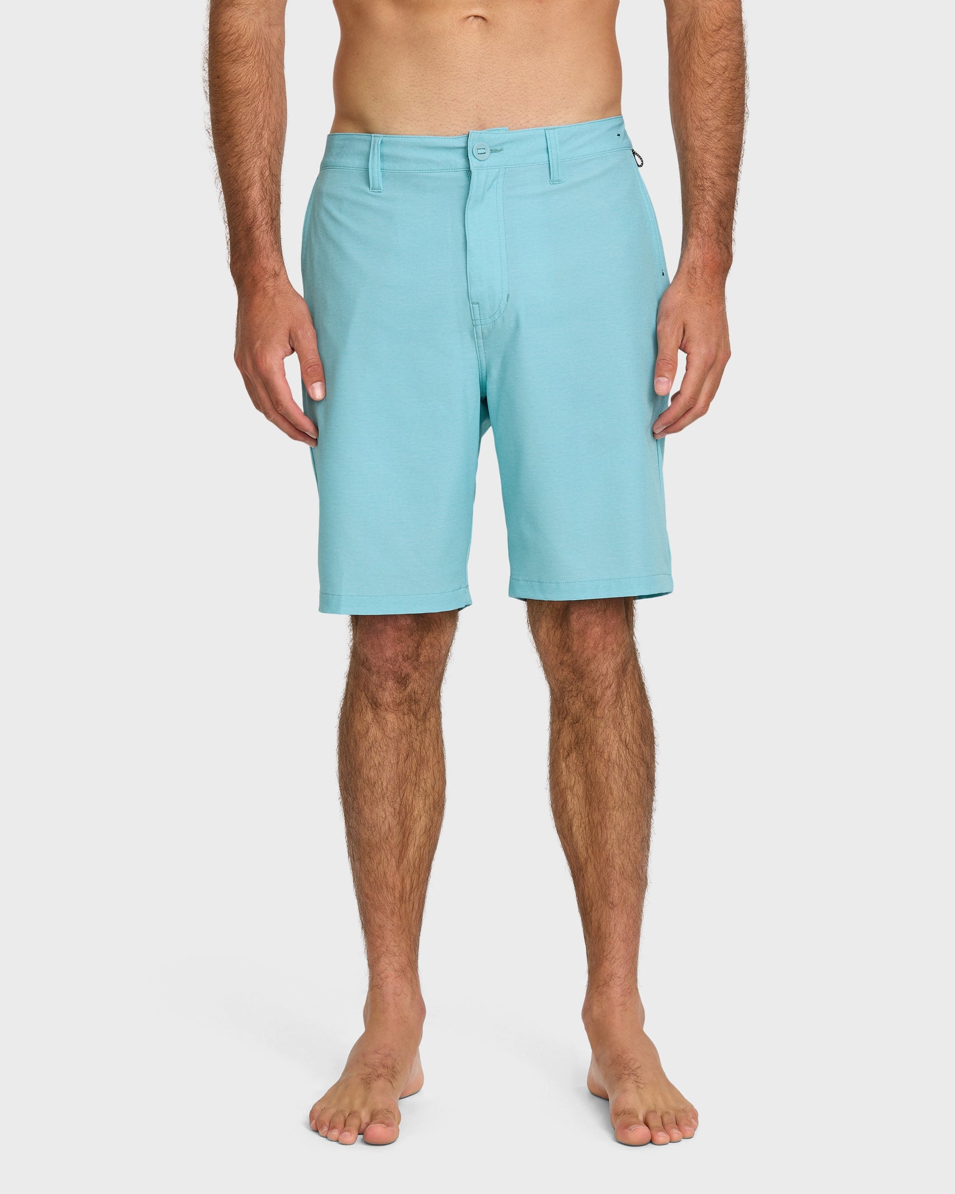 Union Heather 20" Amphibian Hybrid Shorts - Aqua Blue Aqua Blue Quick Silver