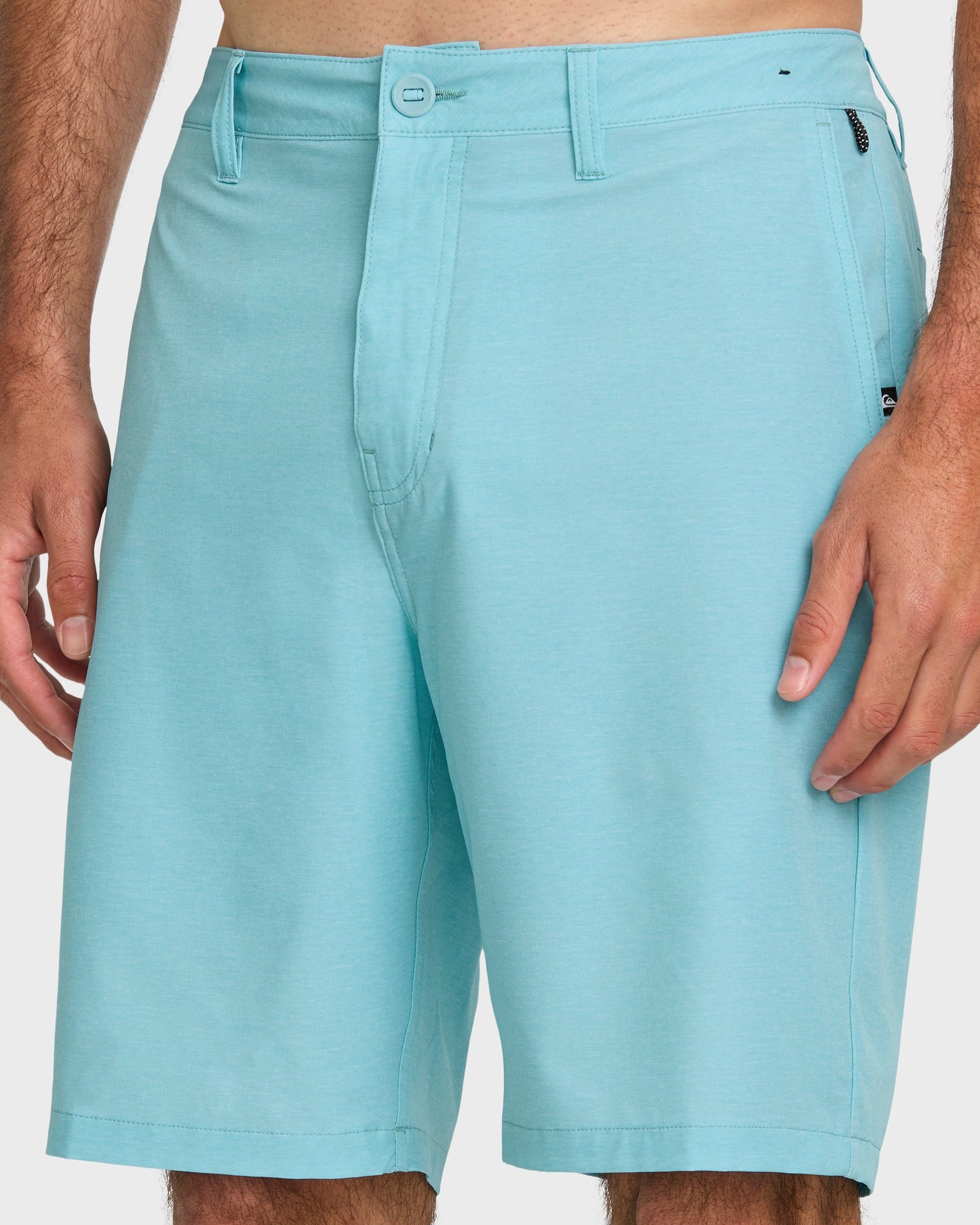Union Heather 20" Amphibian Hybrid Shorts - Aqua Blue Aqua Blue Quick Silver