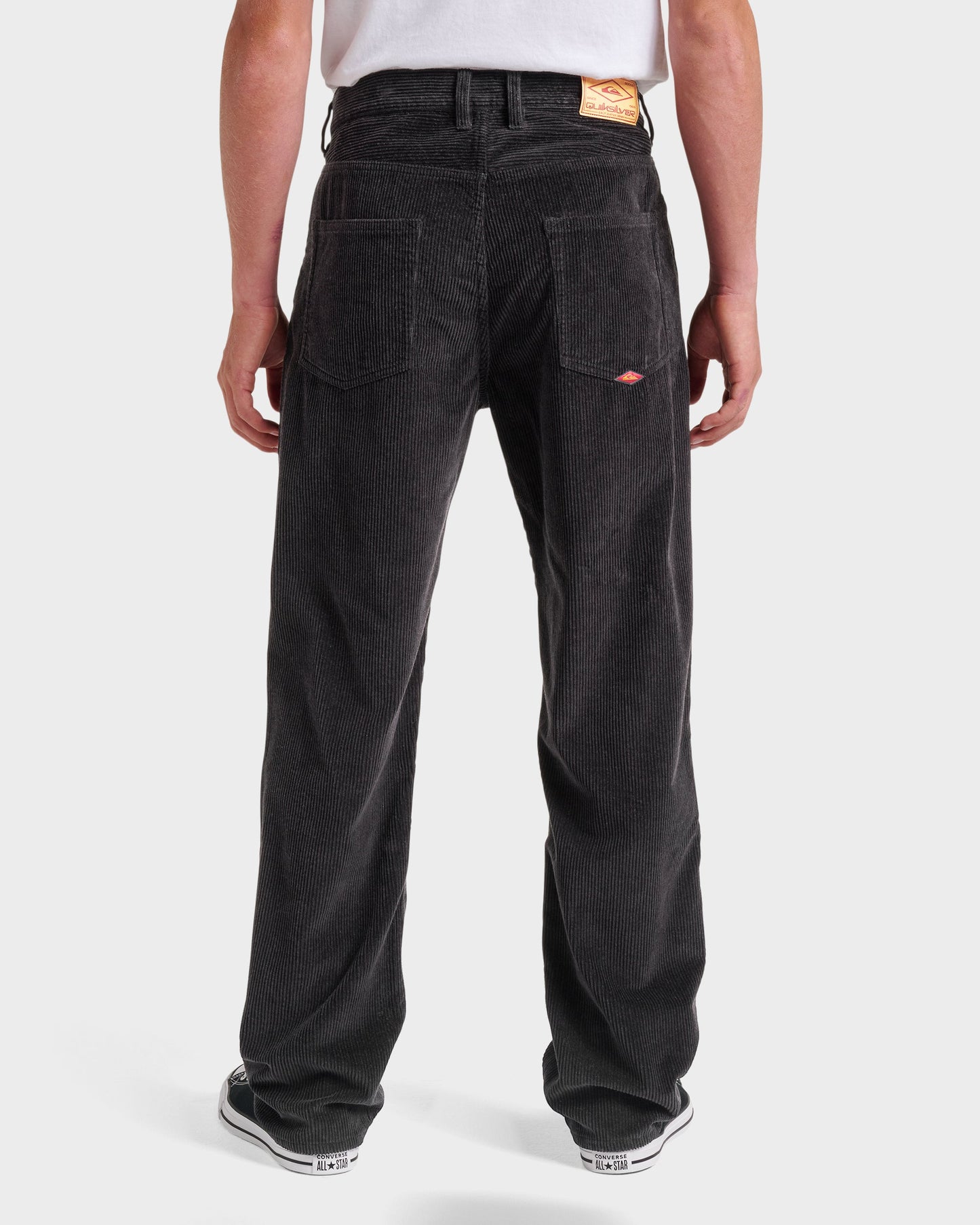 Landers Cord Pants - Phantom Phantom Quick Silver