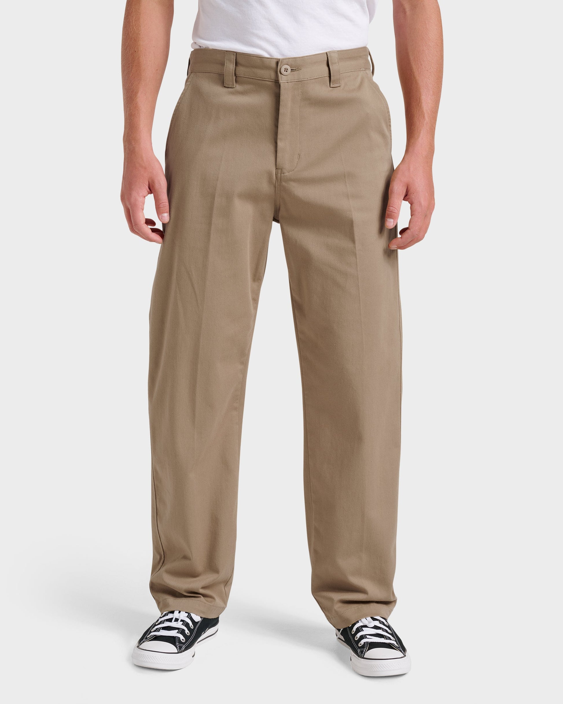 Union Stretch Pants - Twill Twill Quick Silver