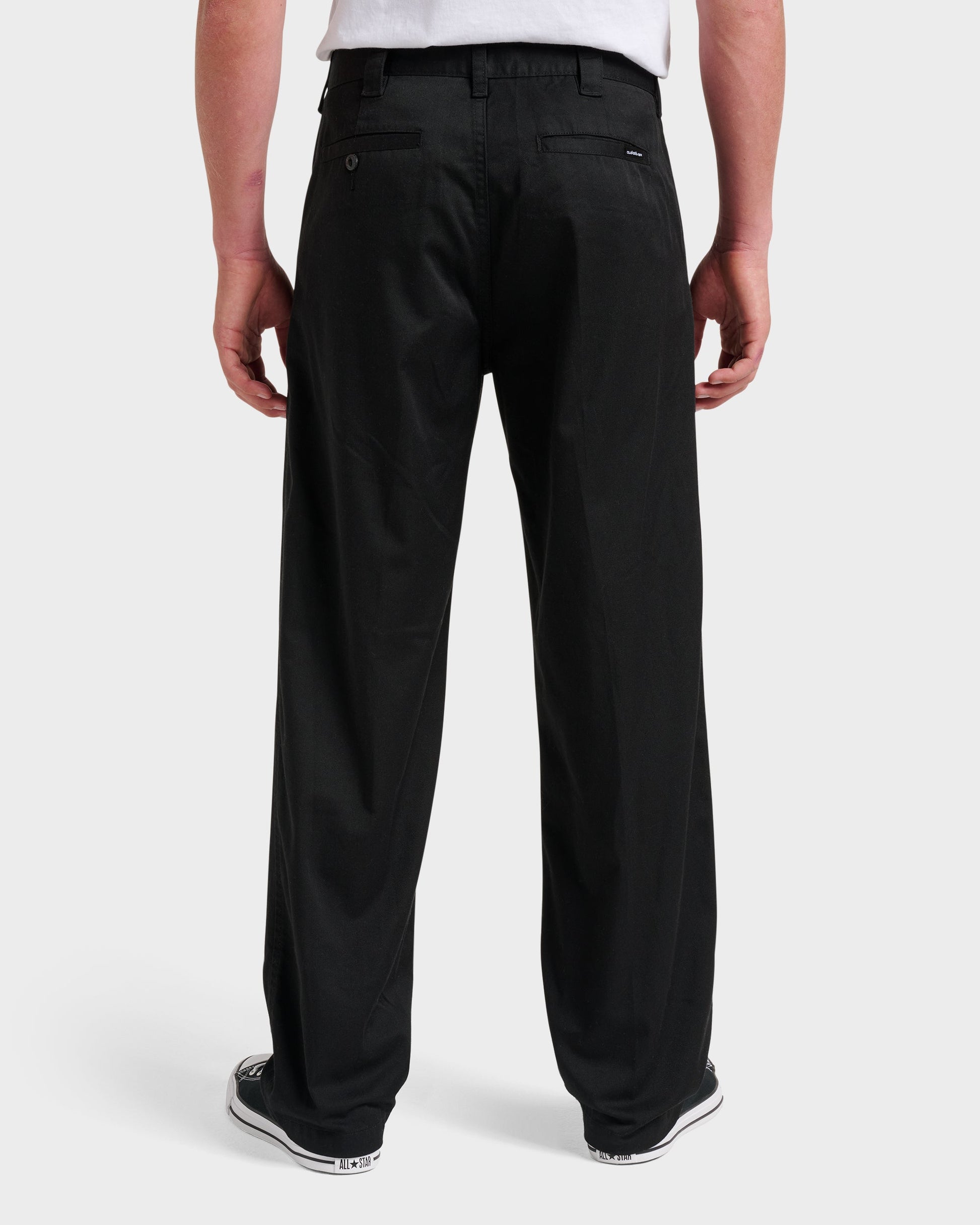 Union Stretch Pants - Black Black Quick Silver