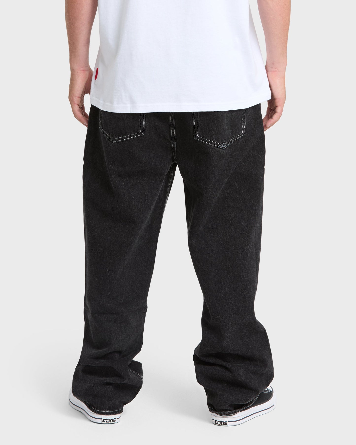 Baggy Denim Pants - Black Wash Black Wash Quick Silver