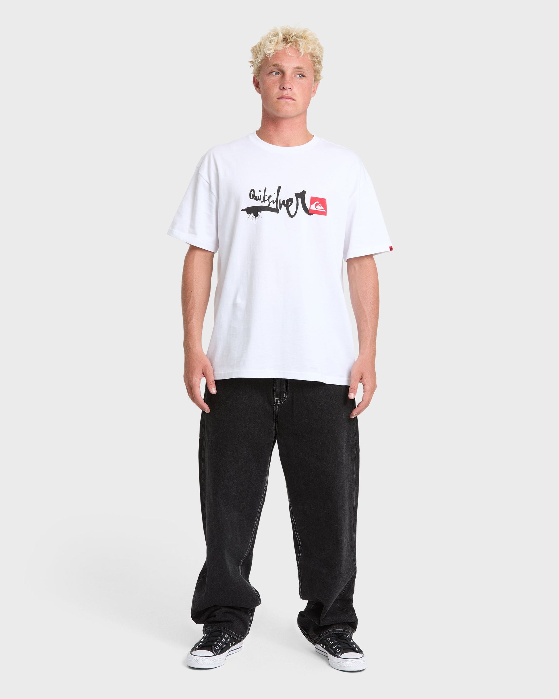 Baggy Denim Pants - Black Wash Black Wash Quick Silver