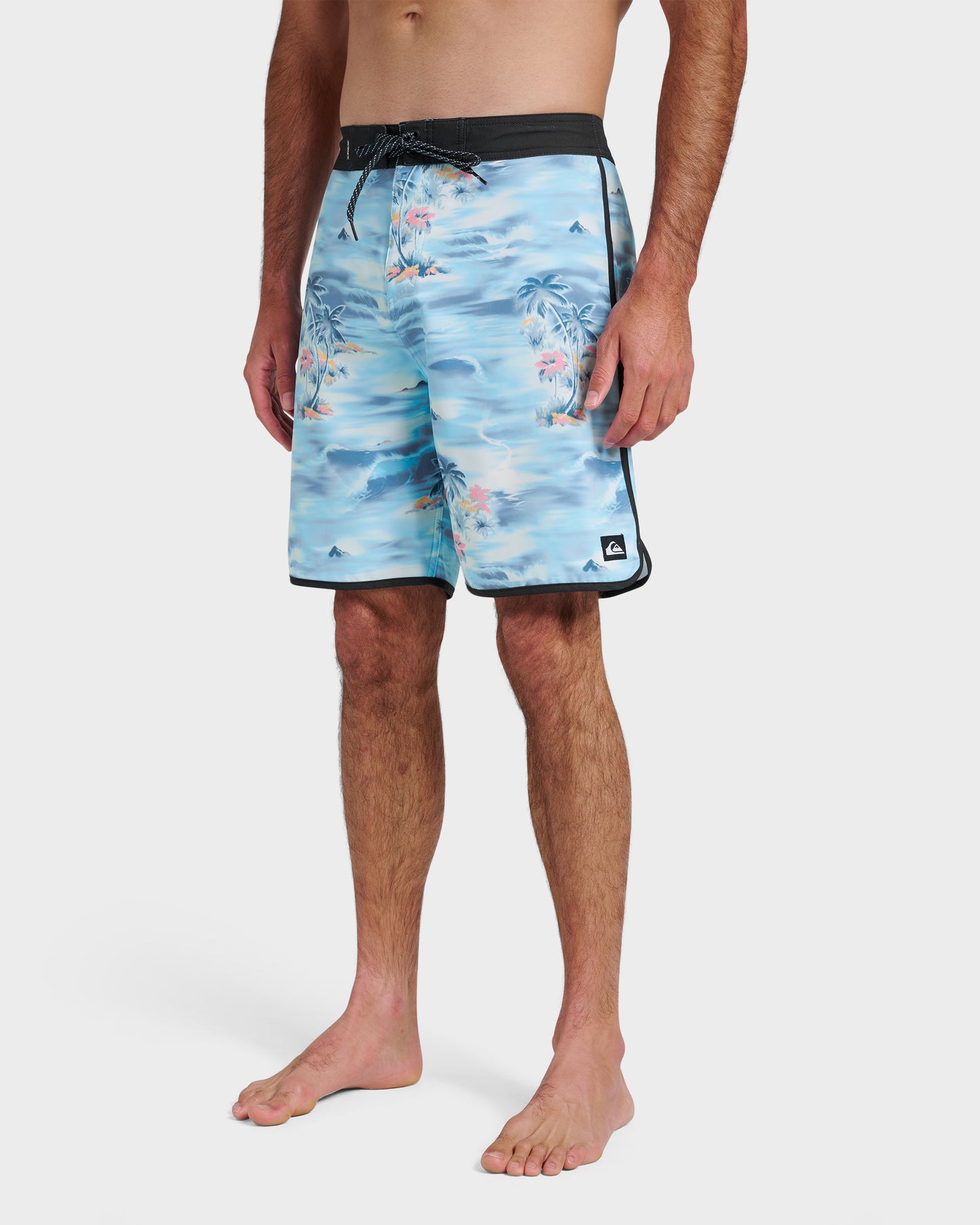 Surfsilk Tropical Surf 19" Boardshorts - Total Eclipse Total Eclipse Quick Silver