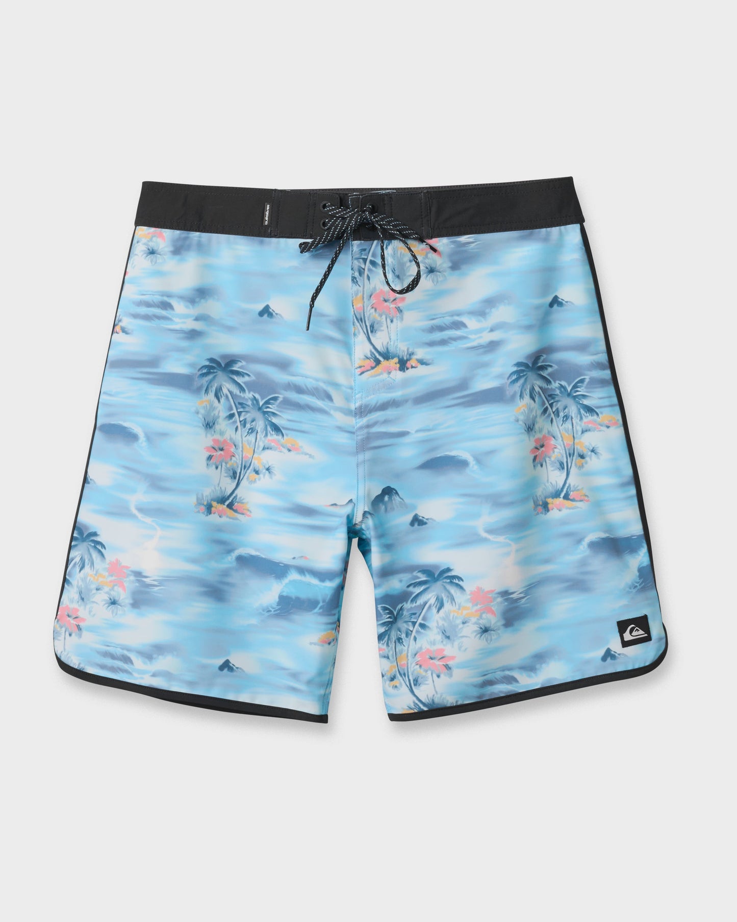 Surfsilk Tropical Surf 19" Boardshorts - Total Eclipse Total Eclipse Quick Silver