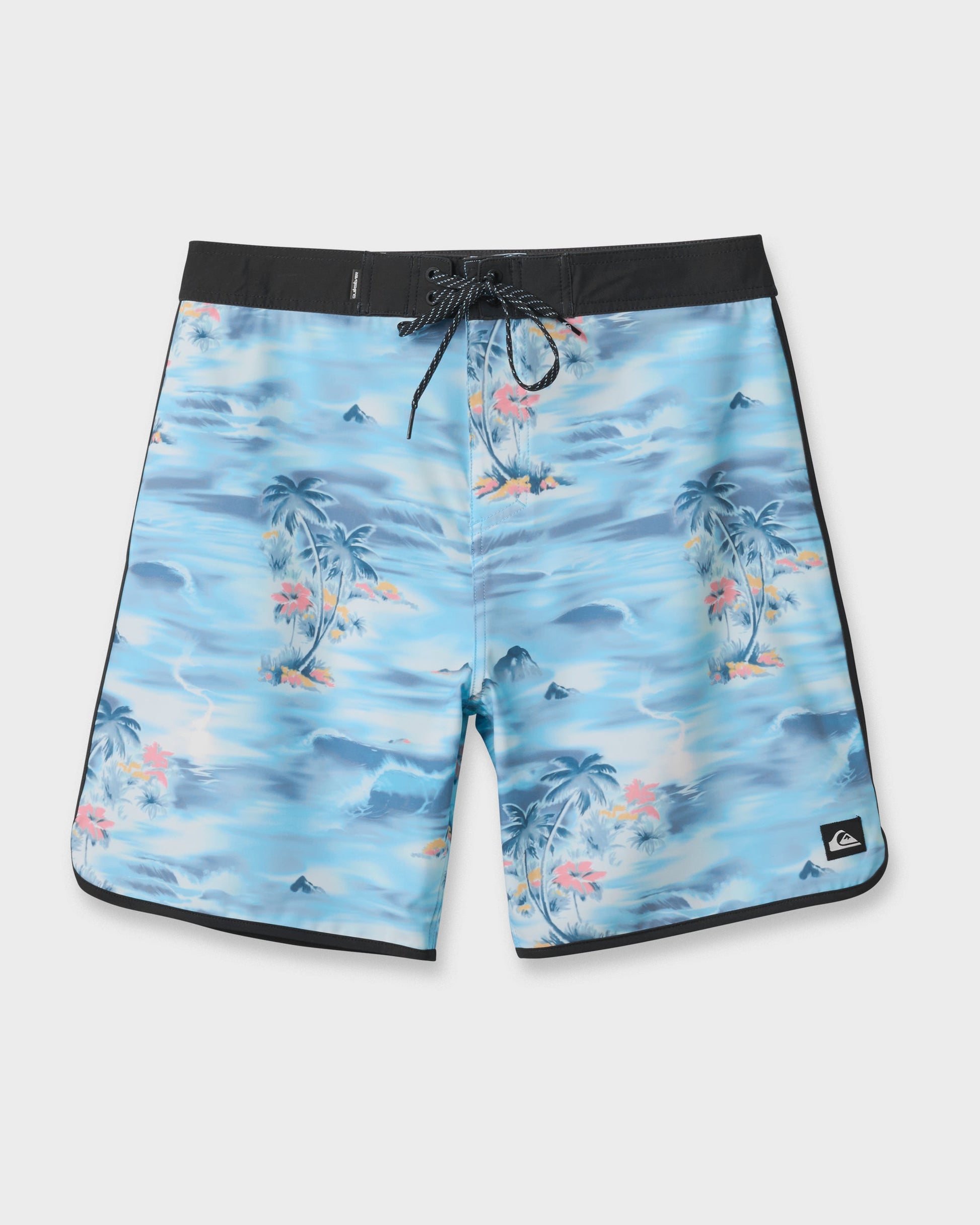 Surfsilk Tropical Surf 19" Boardshorts - Total Eclipse Total Eclipse Quick Silver