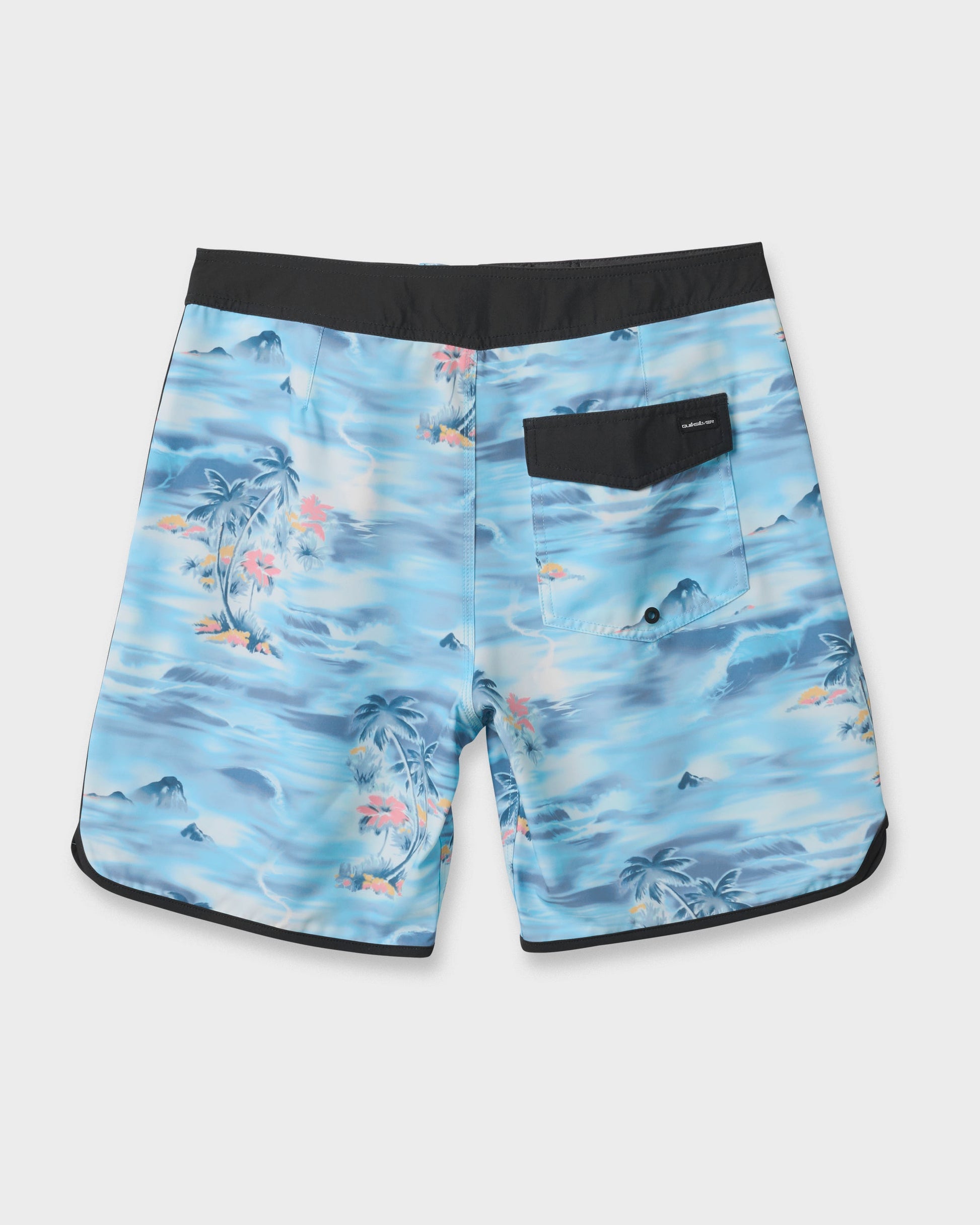 Surfsilk Tropical Surf 19" Boardshorts - Total Eclipse Total Eclipse Quick Silver