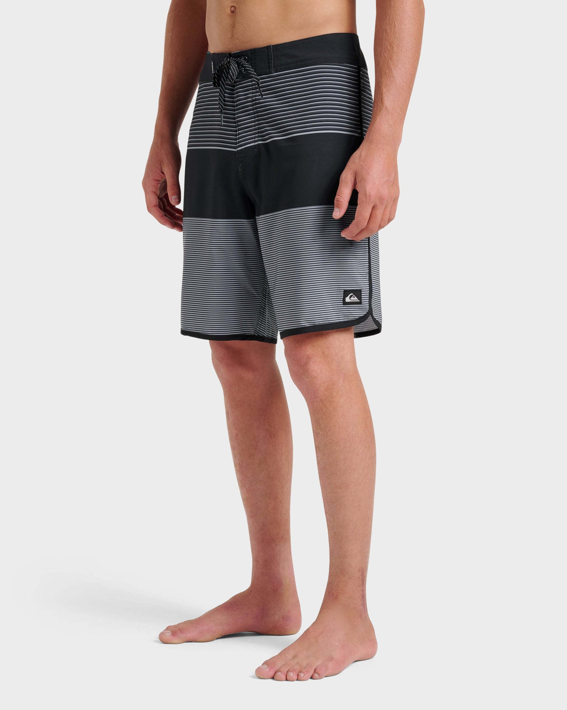 Surfsilk Tijuana 19" Boardshorts - Black Black Quick Silver