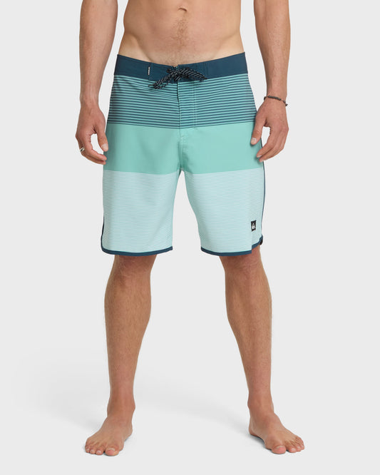 Surfsilk Tijuana 19" Boardshorts - Aqua Blue Aqua Blue Quick Silver