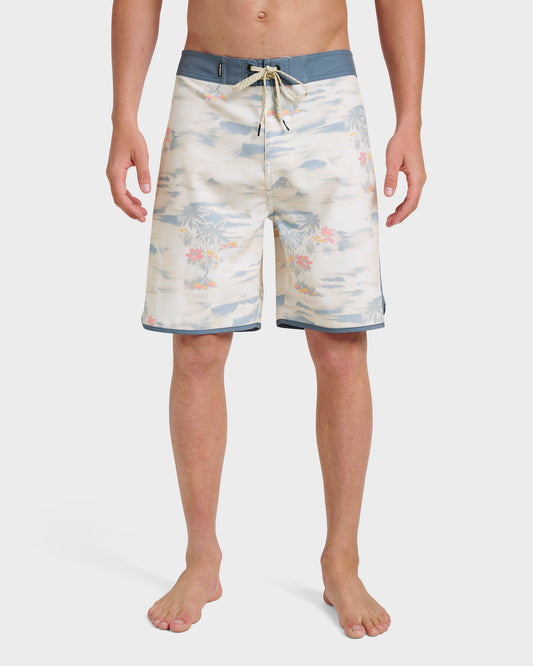 Surfsilk Tropical Surf 19" Boardshorts - Moonstruck Moonstruck Quick Silver