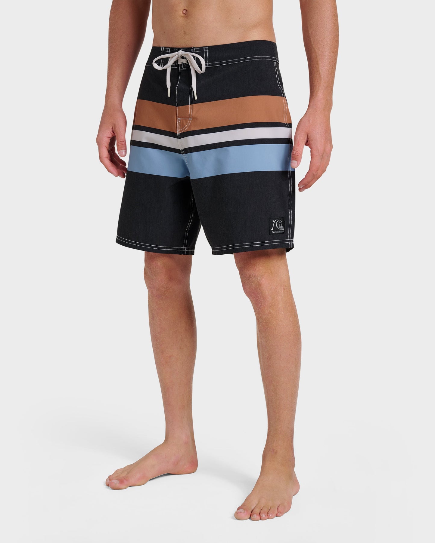 Original Straight Leg 18" Boardshorts - Black Black Quick Silver