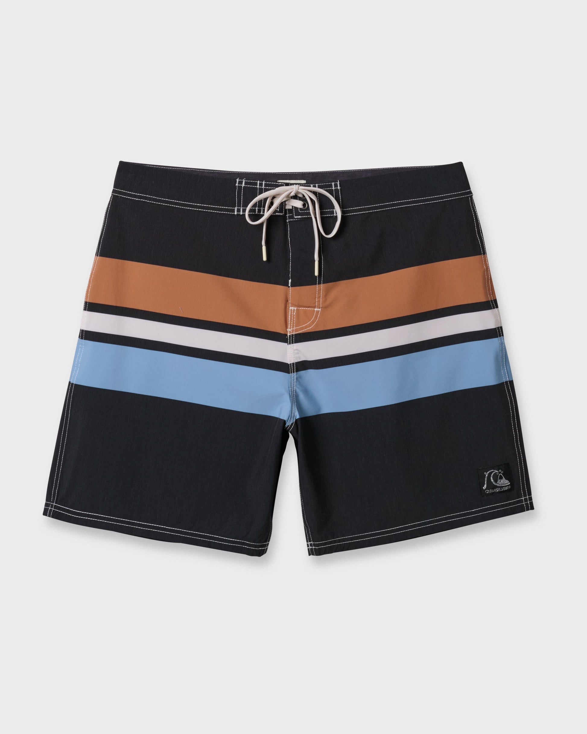 Original Straight Leg 18" Boardshorts - Black Black Quick Silver