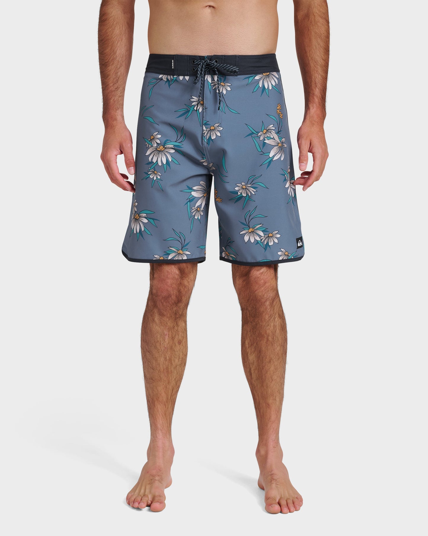 Surfsilk Costal Flora 19" Boardshorts - China Blue China Blue Quick Silver