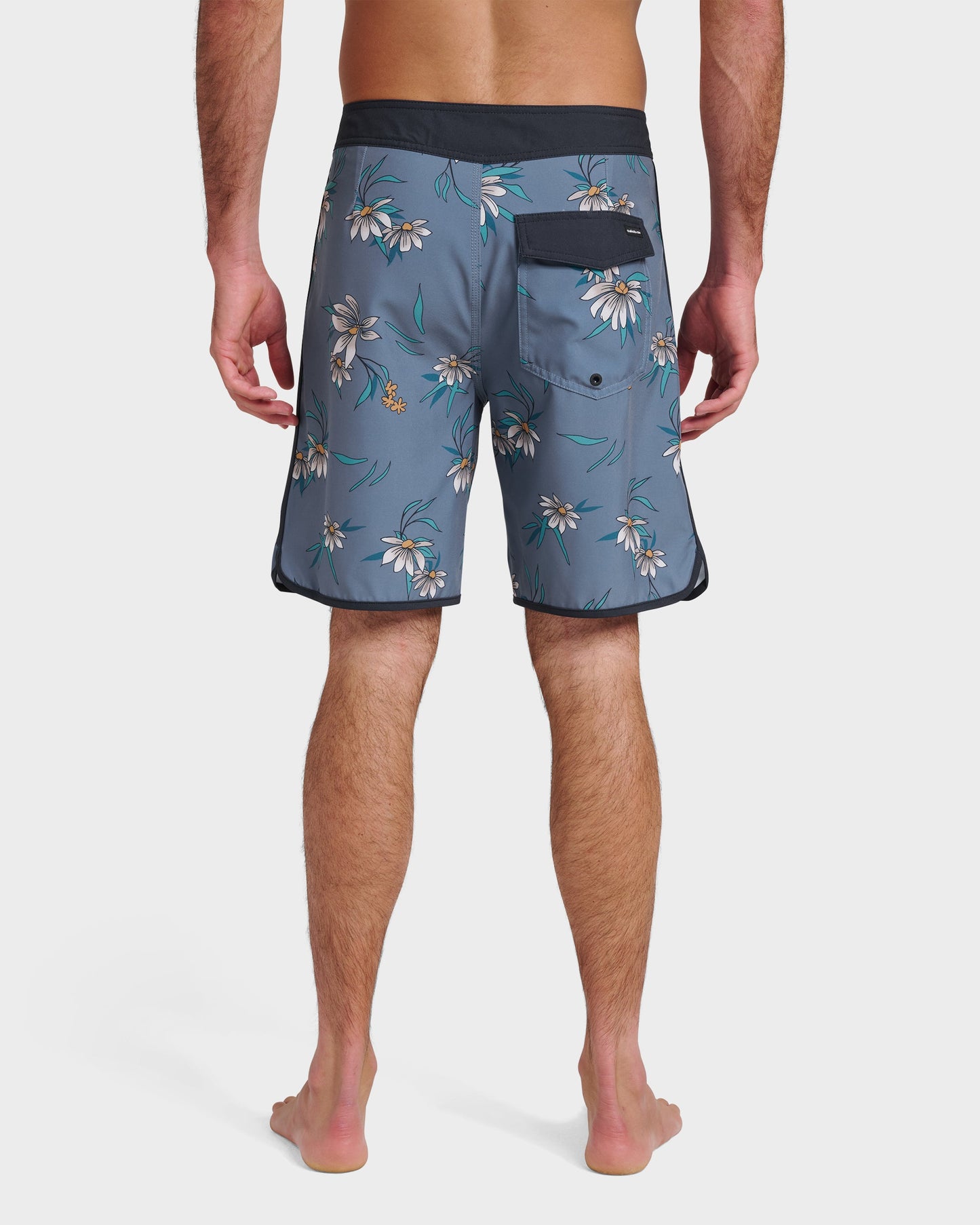Surfsilk Costal Flora 19" Boardshorts - China Blue China Blue Quick Silver