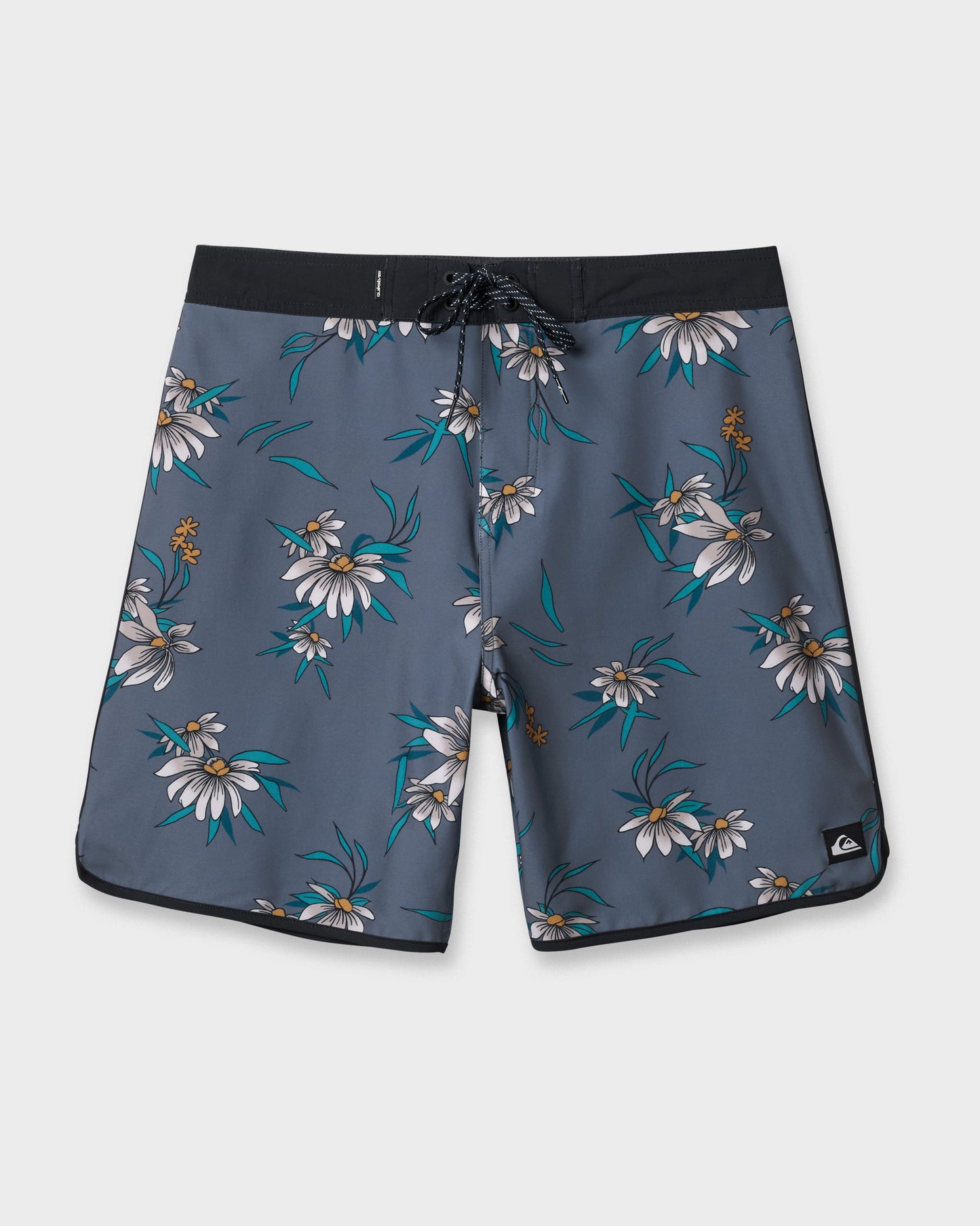 Surfsilk Costal Flora 19" Boardshorts - China Blue China Blue Quick Silver
