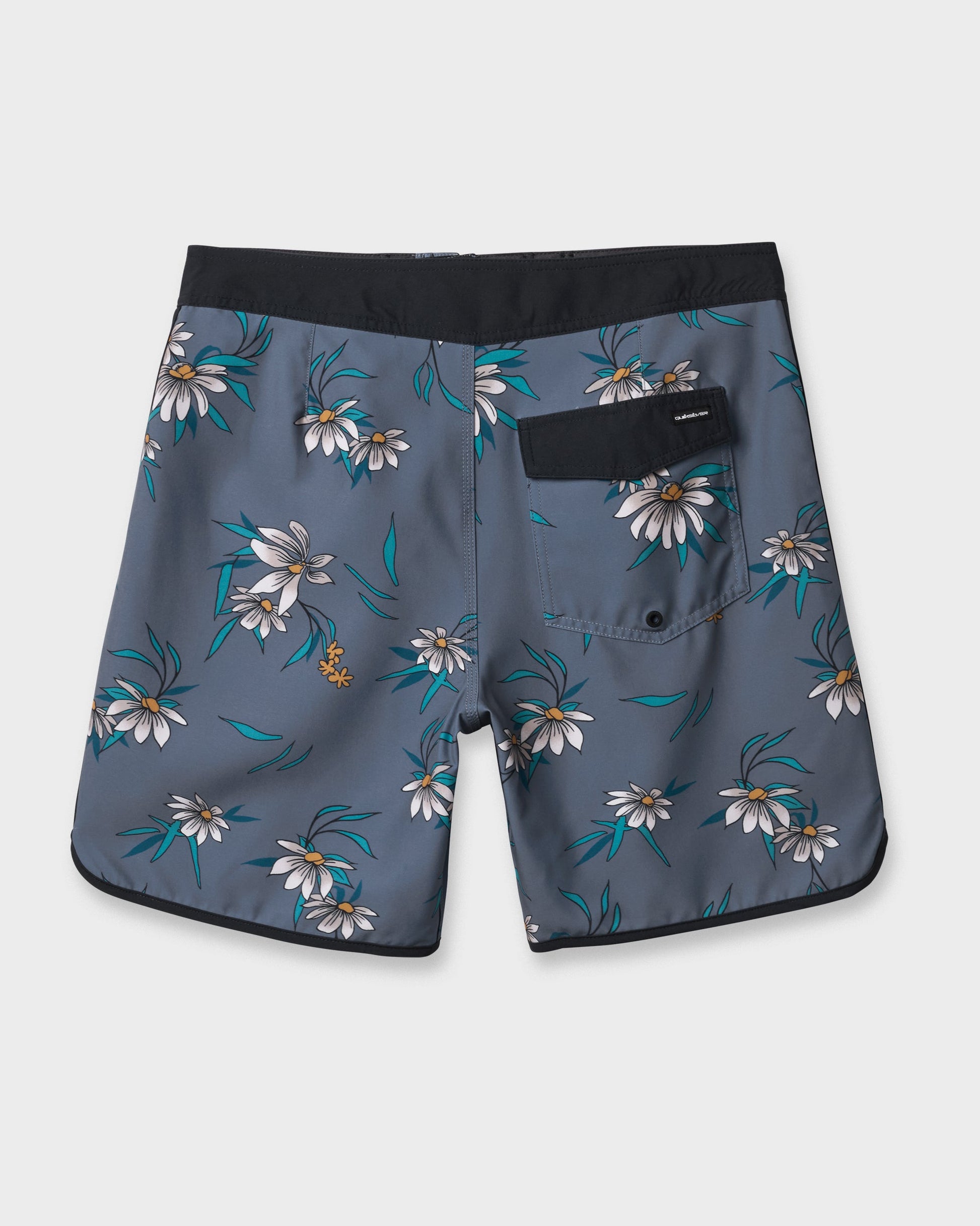 Surfsilk Costal Flora 19" Boardshorts - China Blue China Blue Quick Silver