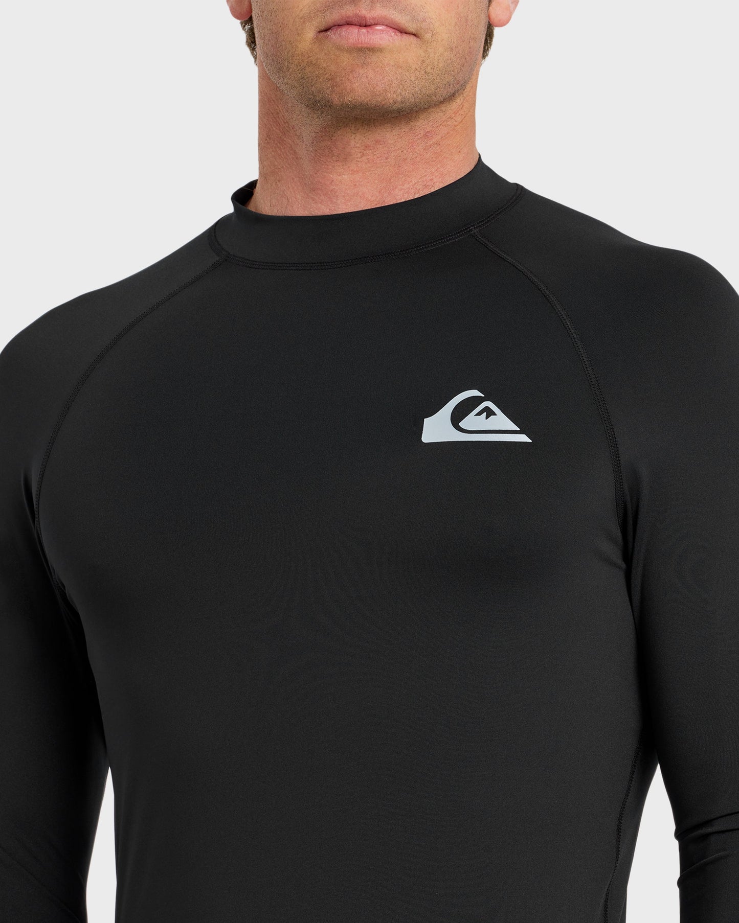 Everyday UPF 50 Long Sleeve Rashguard - Black Black Quick Silver